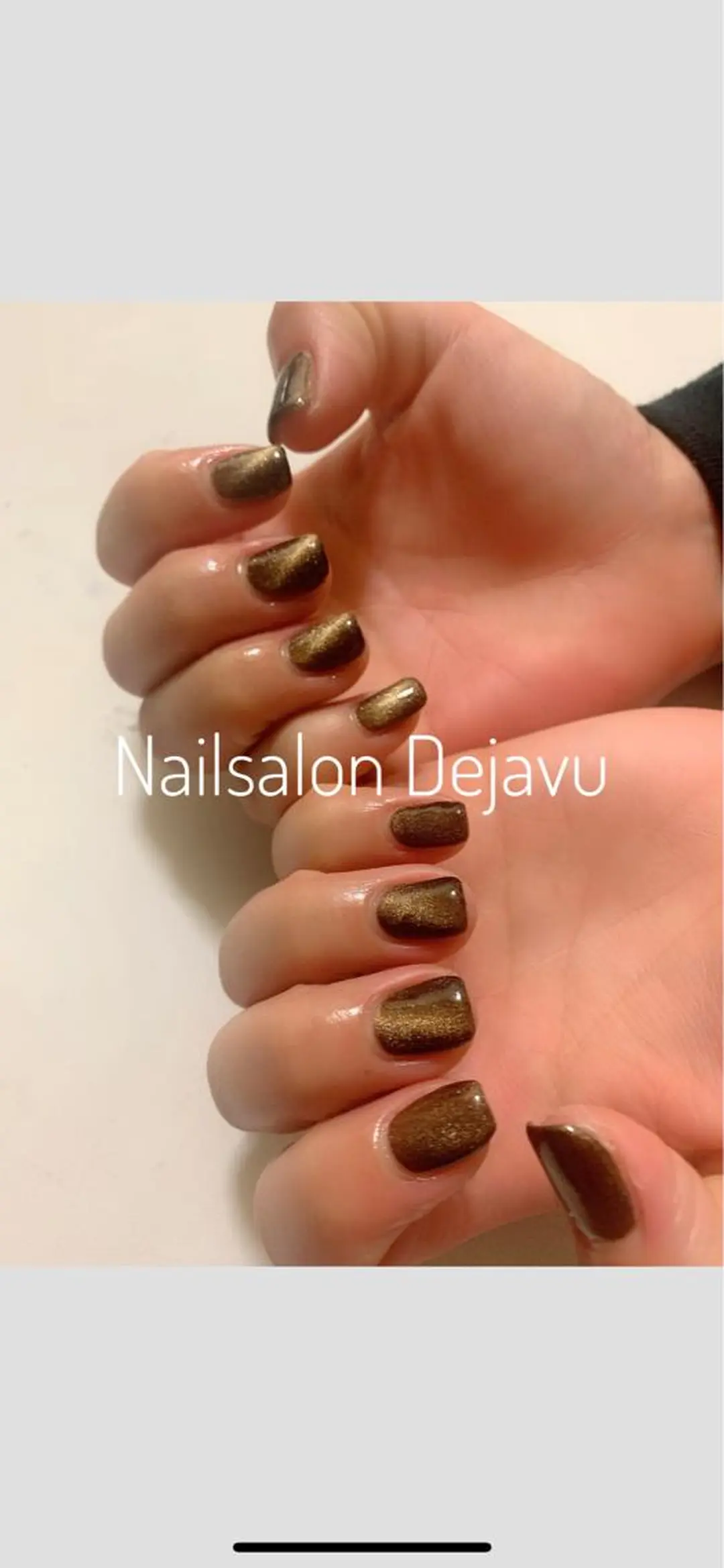 ネイル アートネイル ジェルネイル マグネットネイル ワンカラーネイル Nail salon Dejavu 🌿のネイルデザイン