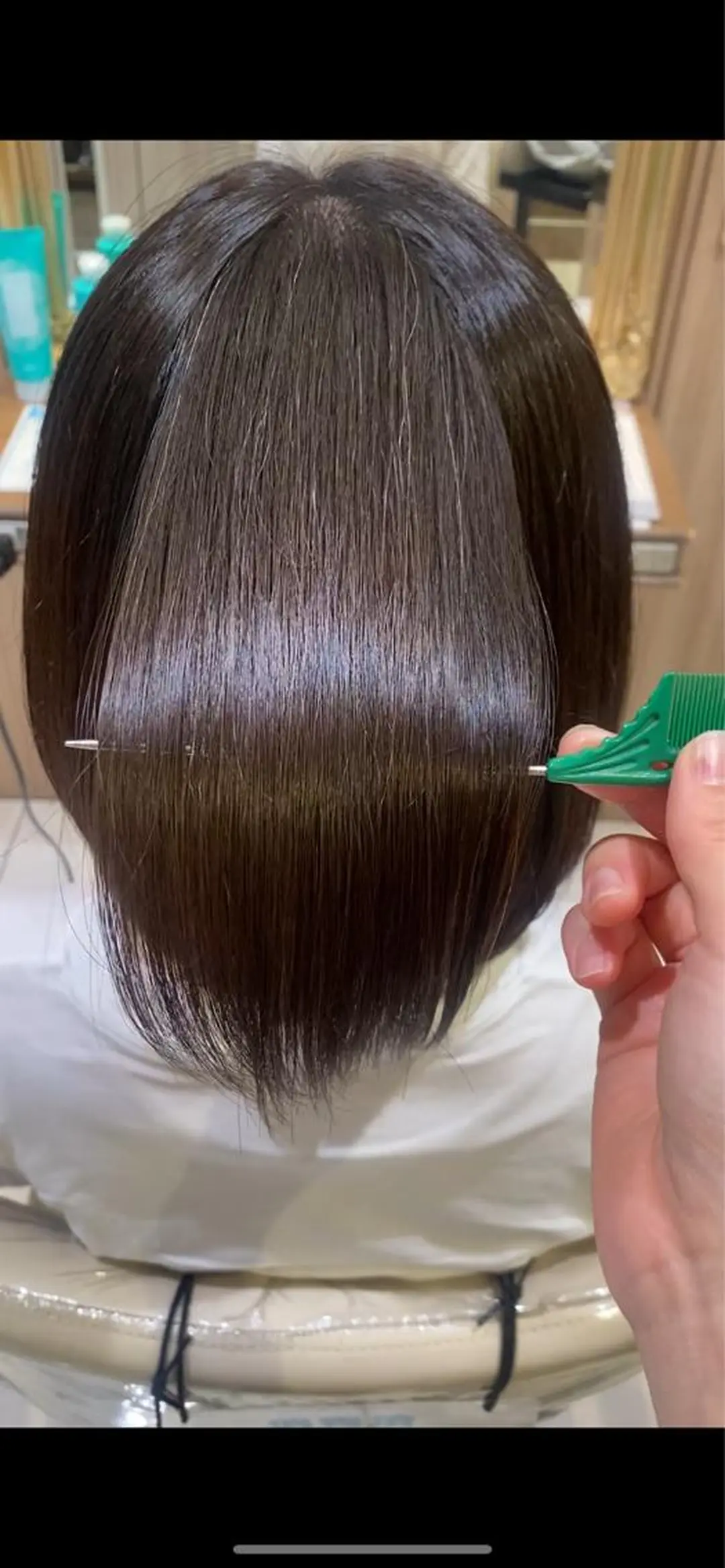 ミディアム パーマ 古川 琴美のヘアスタイル