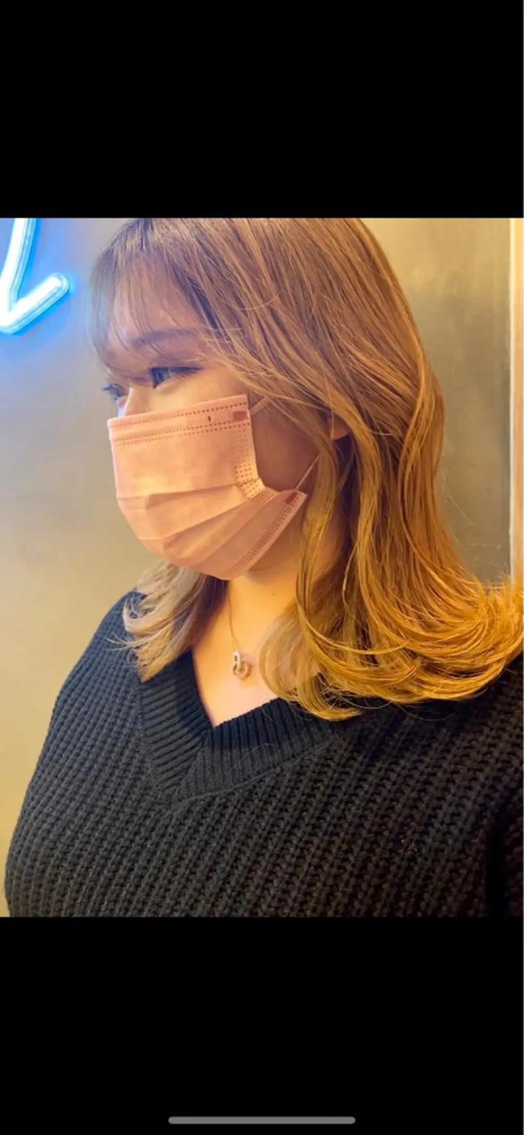 ミディアム カラー カット ヘアカラー トリートメント 顔周り/ブリーチなし /縮毛矯正🫧伊勢のヘアスタイル