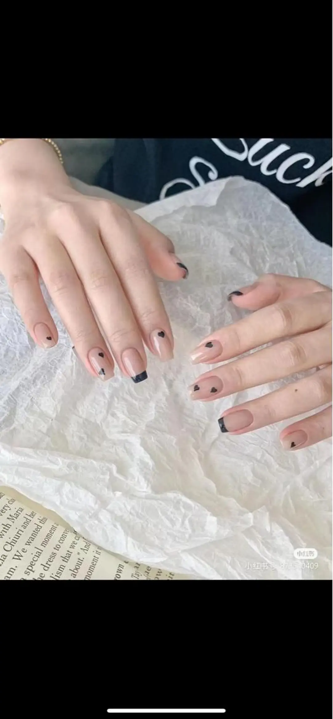 ミディアム めぐみのネイルサロン スタッフ練習のネイルデザイン