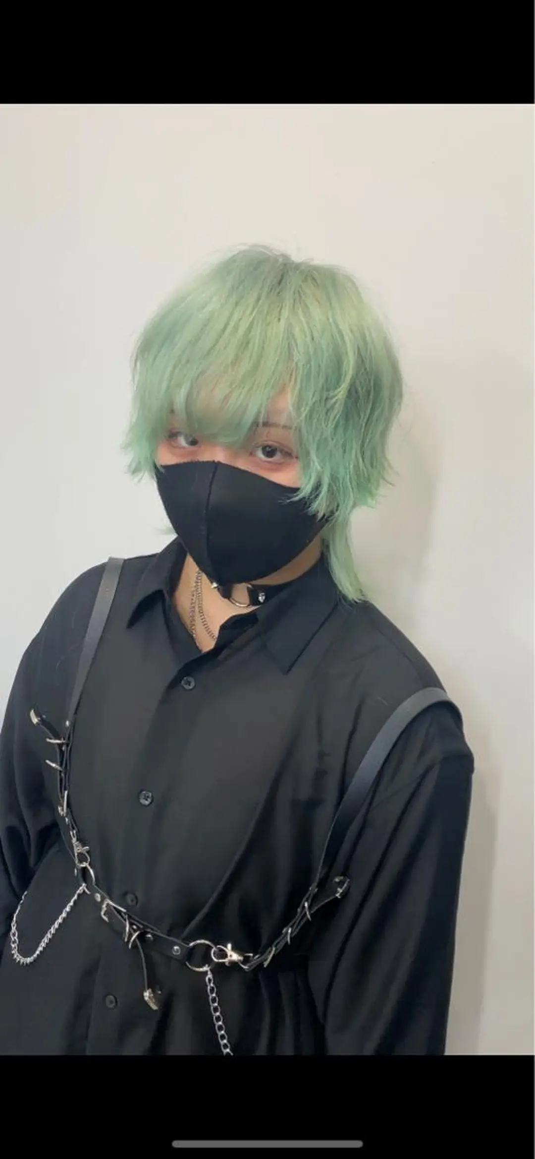 ミディアム カラー ブリーチ デザインカラー ハイトーンカラー 似合わせカット ウルフカット 梅田l大人韓国ヘア レイヤー×艶カラーのヘアスタイル