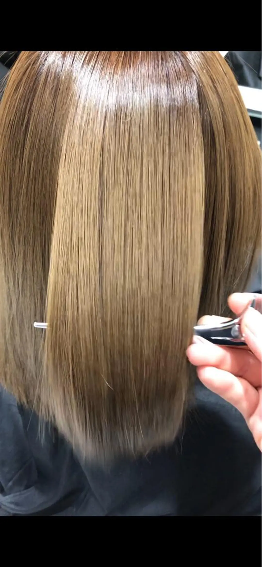 ミディアム カラー 髪質改善 トリートメント 酸熱トリートメント 大野 仁のヘアスタイル