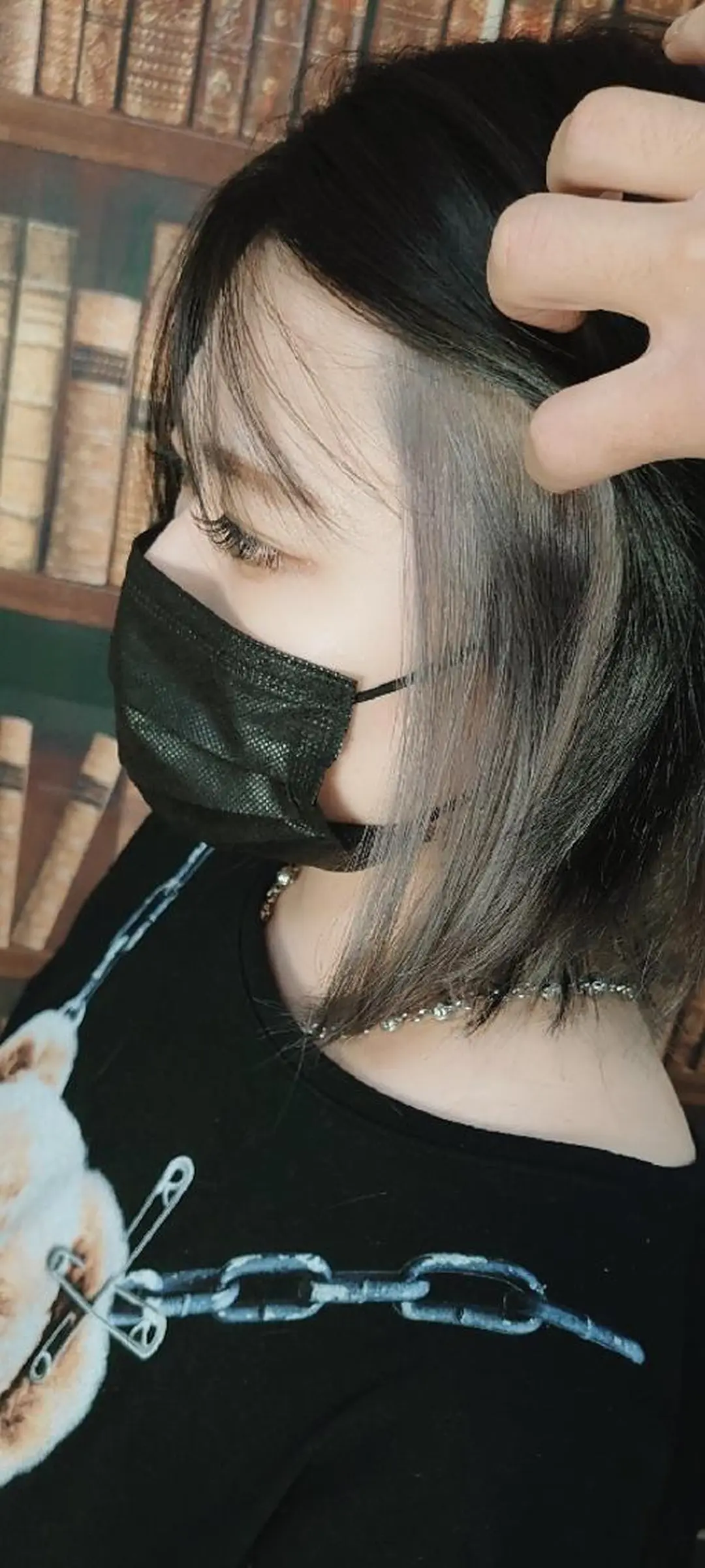 ミディアム カット ヘアカラー 【西八王子】Siq  ●FM●オーナーのヘアスタイル