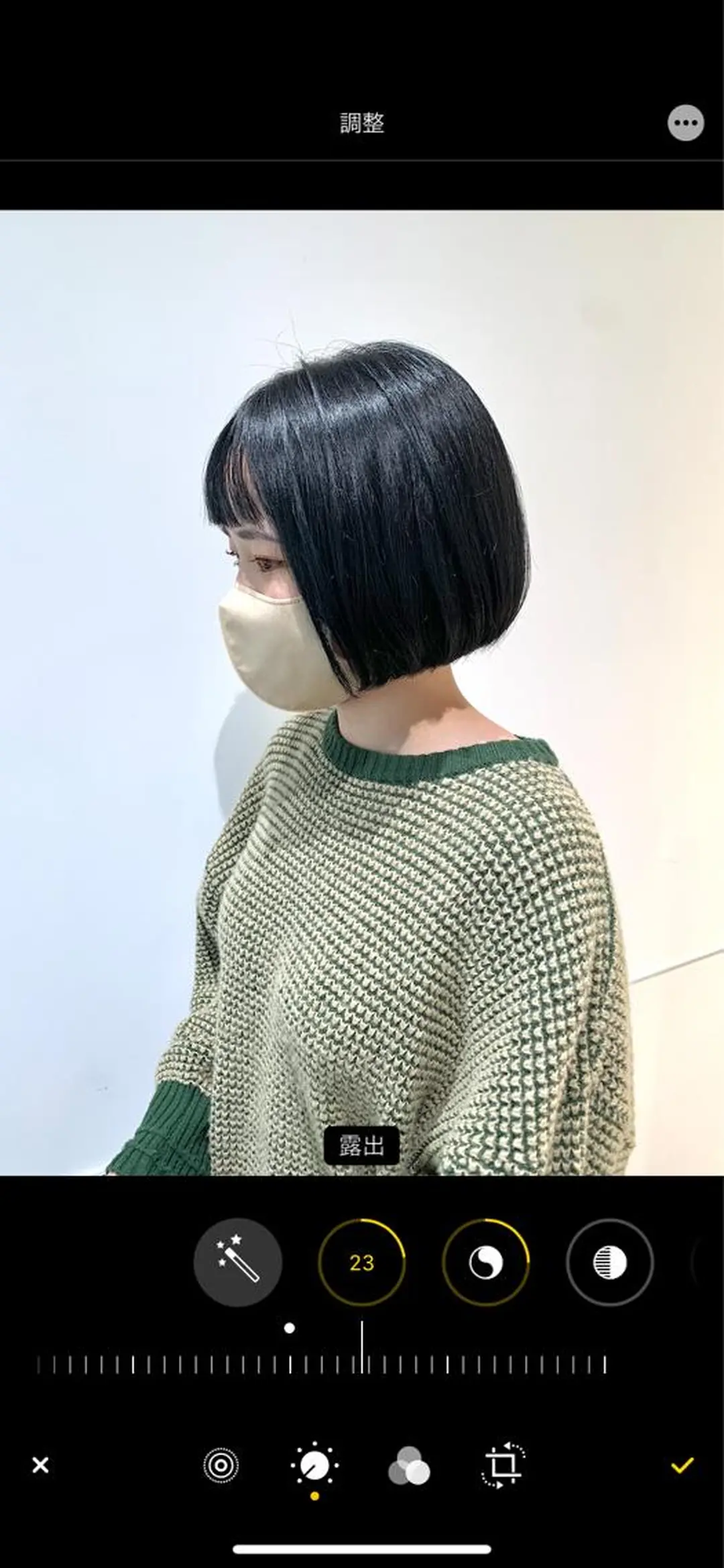 ショート カラー ボブ カット ヘアカラー トリートメント ヘッドスパ 透明感カラー/ボブ 今気になること占う人のヘアスタイル