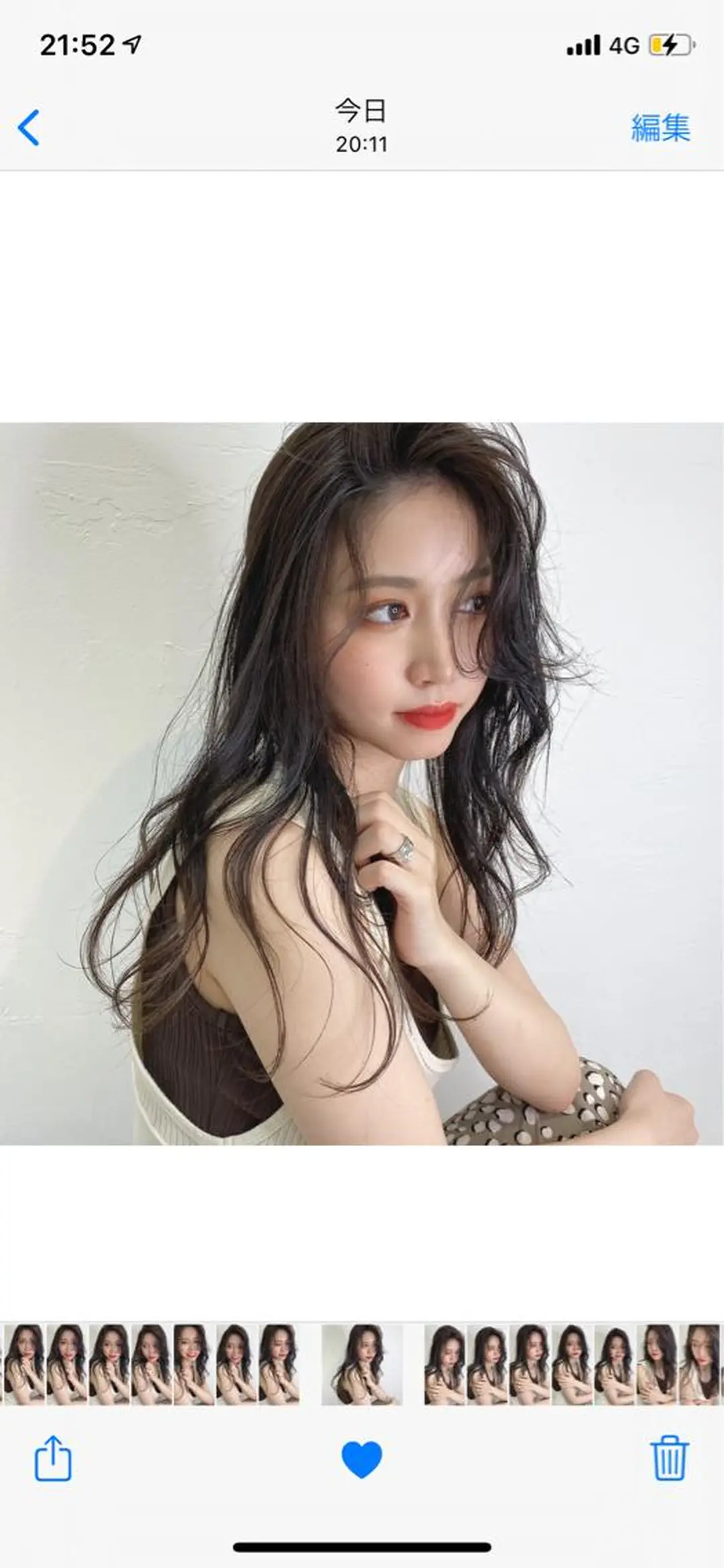 セミロング カラー ヘアアレンジ マツエク・マツパ アイブロウ カット ヘアカラー トリートメント 透明感カラー🫧ヘア セット🫧松本菜月の眉毛・アイブロウイメージ