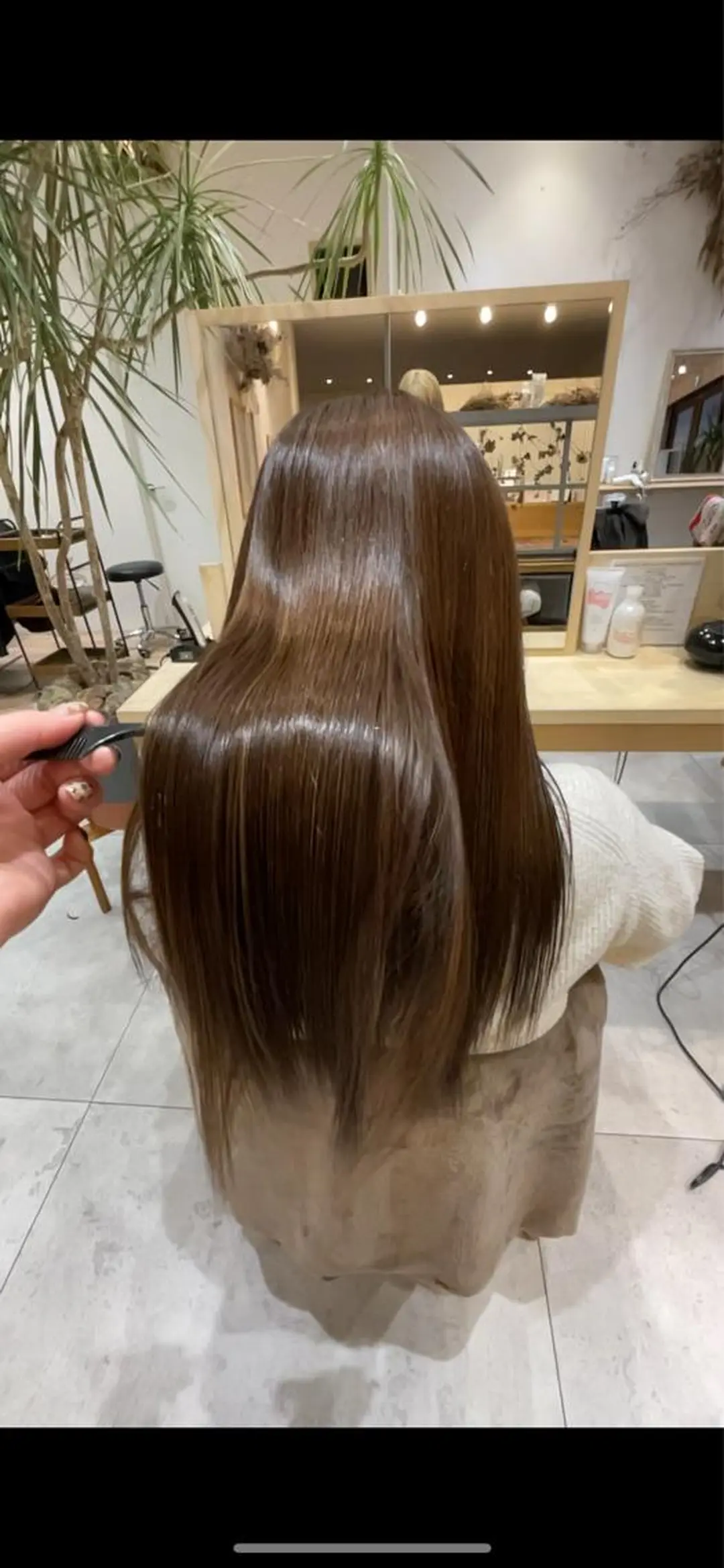 ロング トリートメント 桑本 さと子のヘアスタイル