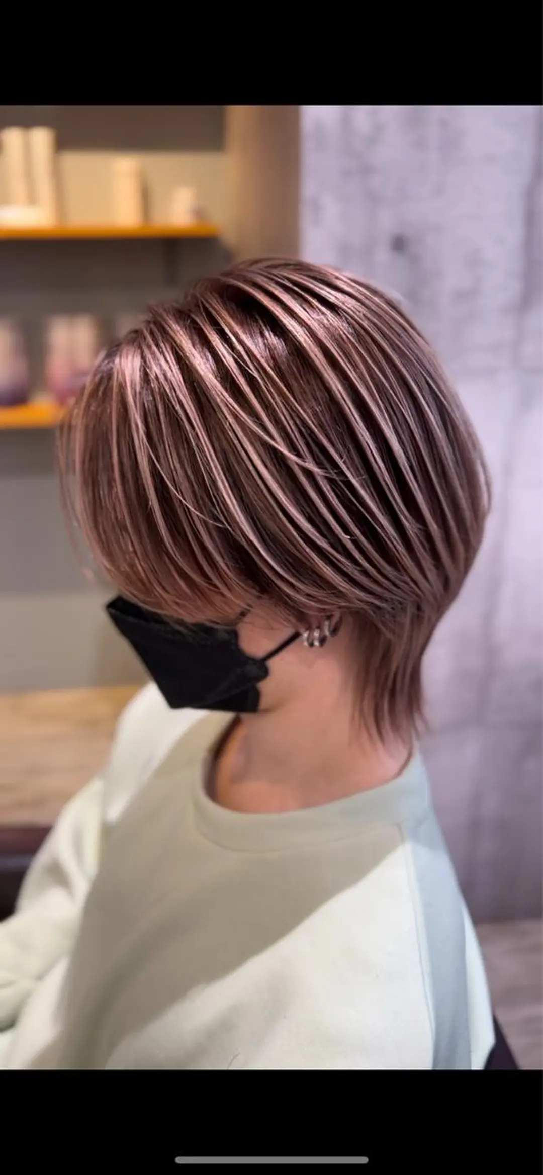 メンズ カット ヘアカラー レイヤーカット TAIKIのヘアスタイル