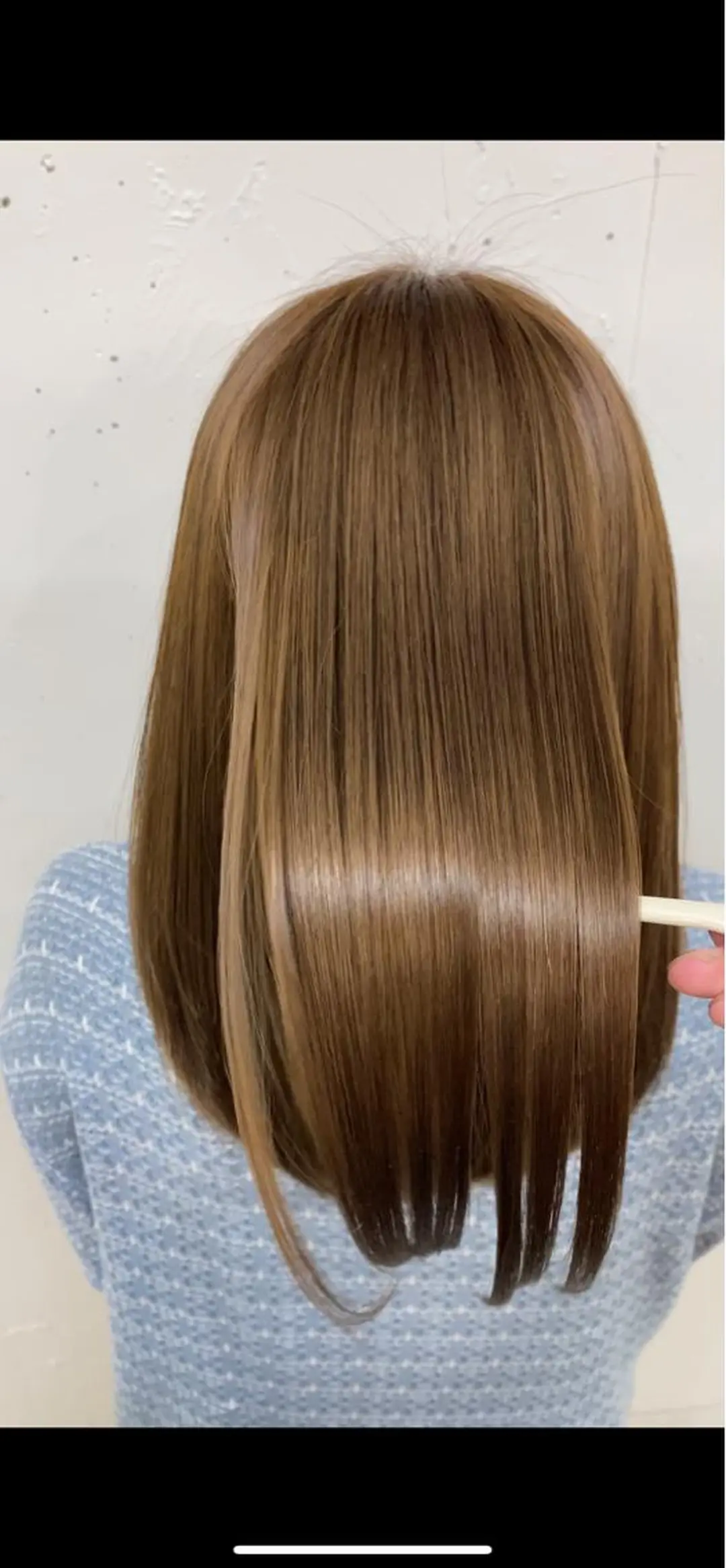 ロング 中顔面短縮 顔まわり新田大翔のヘアスタイル