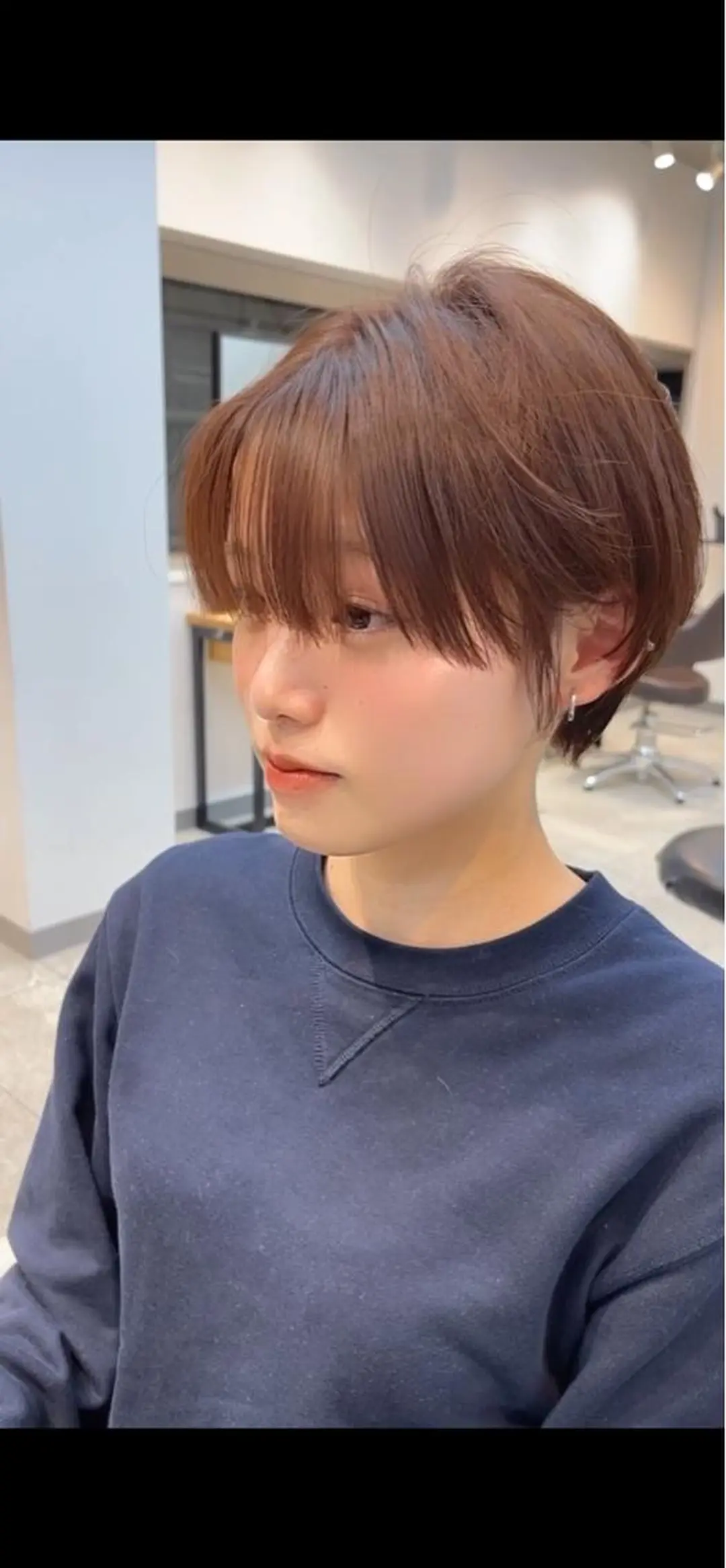 ショート 韓国風レイヤー ショート/犬塚 優介のヘアスタイル