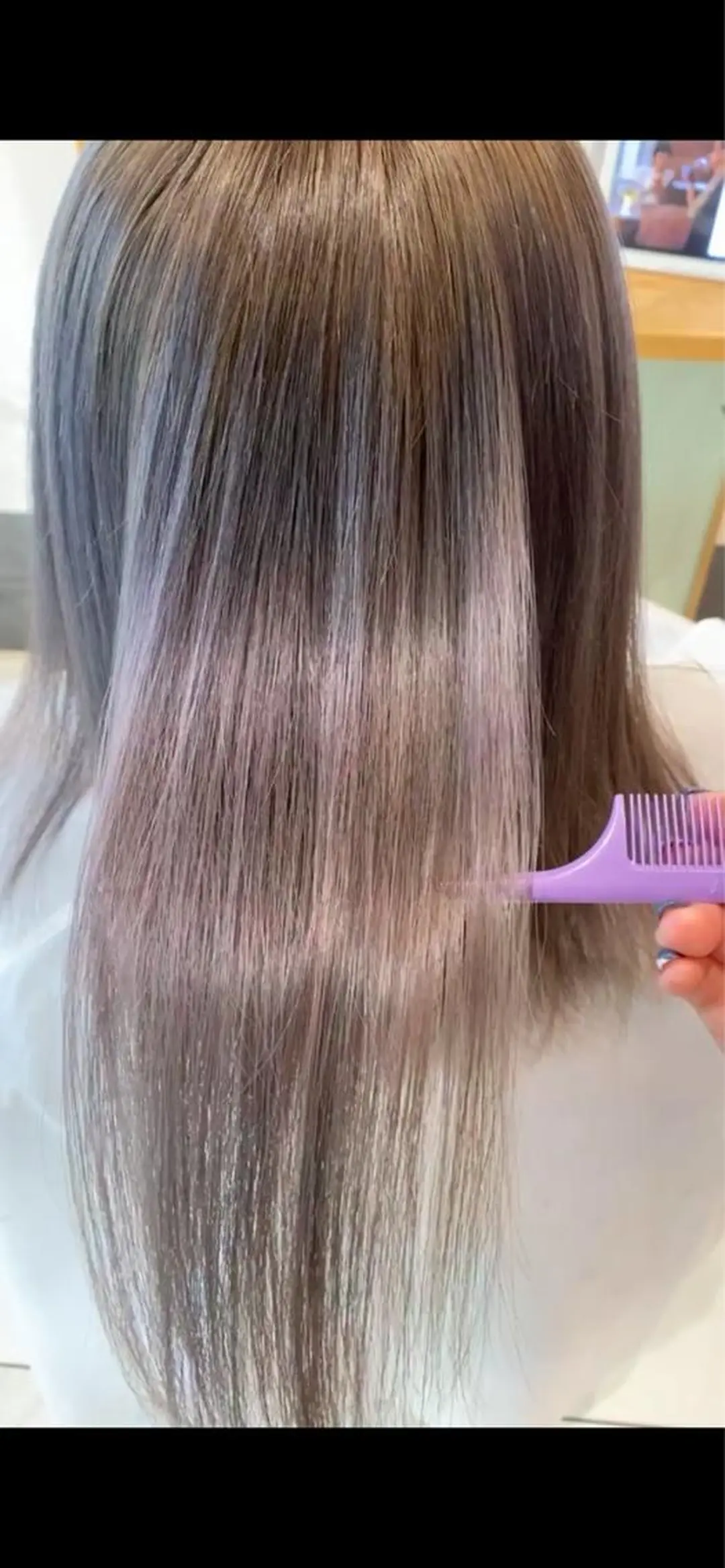 ロング 髪質改善 トリートメント トリートメント ｱｵﾇﾏﾐﾕ☁️ /ボブ/ハイトーン/のヘアスタイル