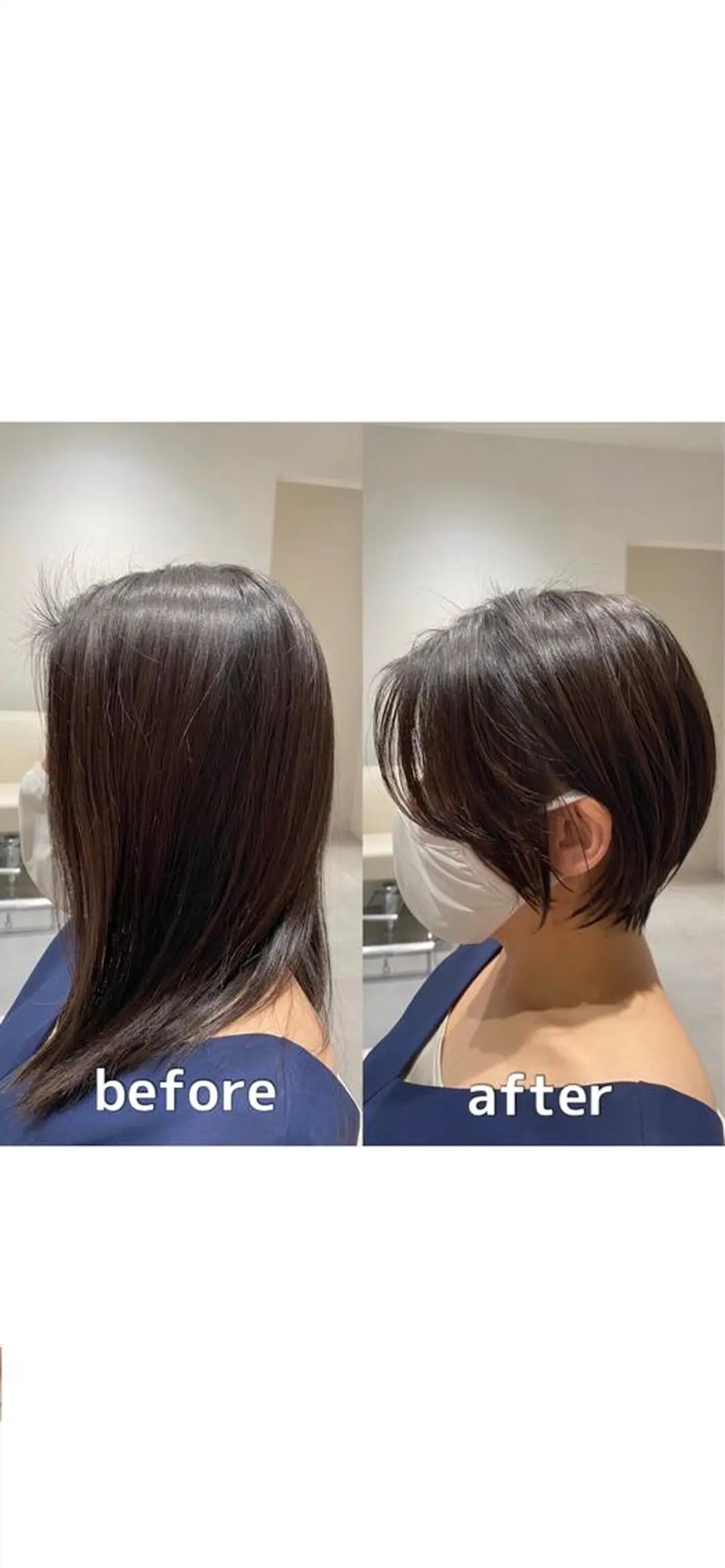 ショート カラー パーマ 小野寺瑞希 /最小顔カットのヘアスタイル