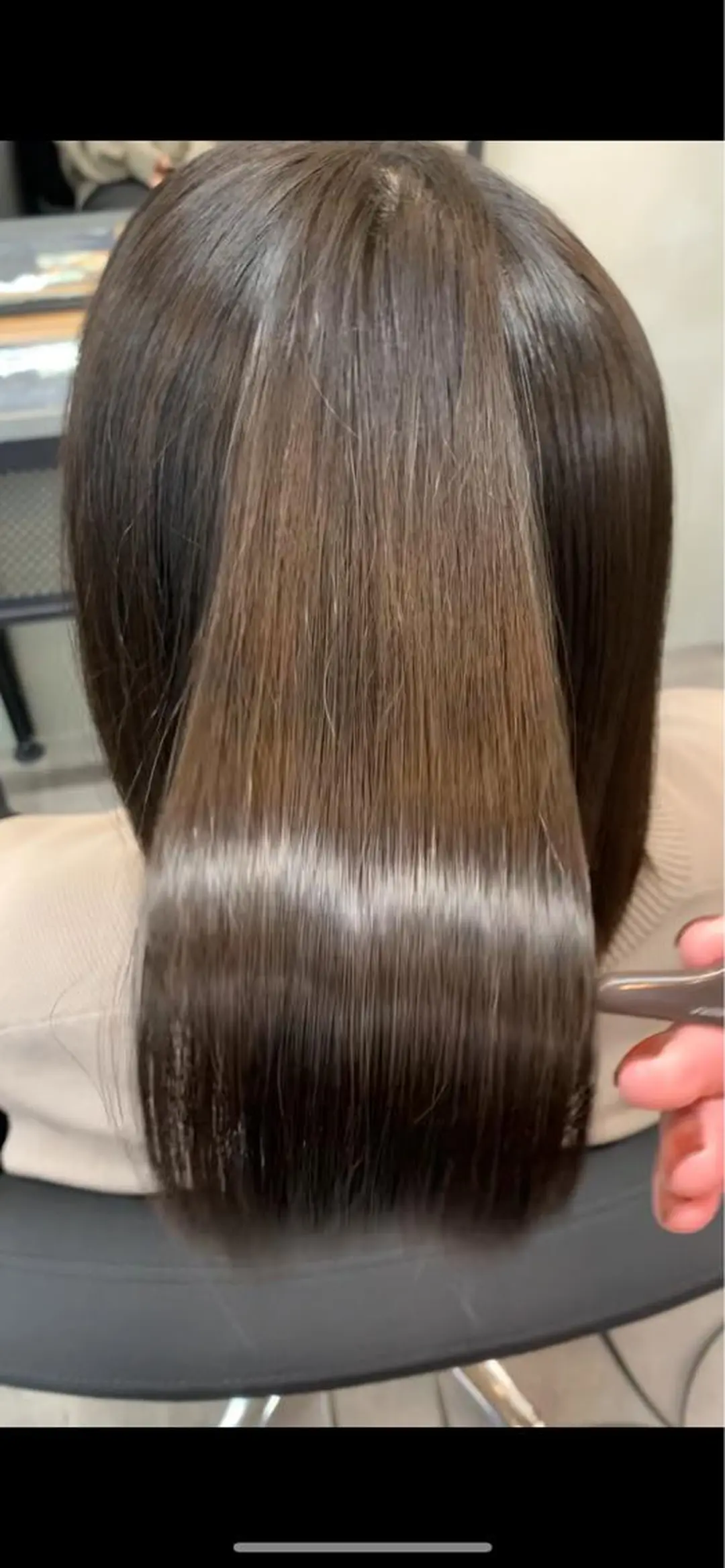 ミディアム 縮毛矯正 縮毛矯正 CECIL hair なんば店所属・メンズパーマ 艶髪☆店長☆有馬のヘアスタイル