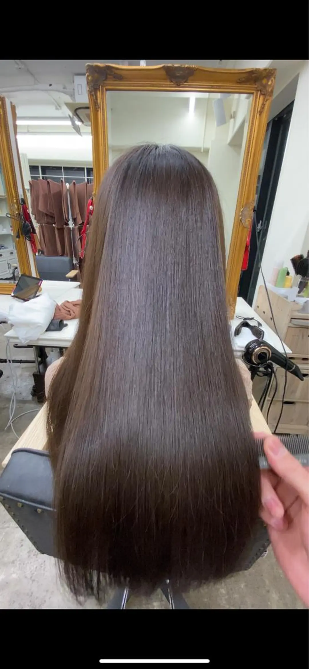 ロング 髪質改善 トリートメント 酸性ストレート 酸熱トリートメント ウルフ/レイヤー /髪質改善　ナユタのヘアスタイル