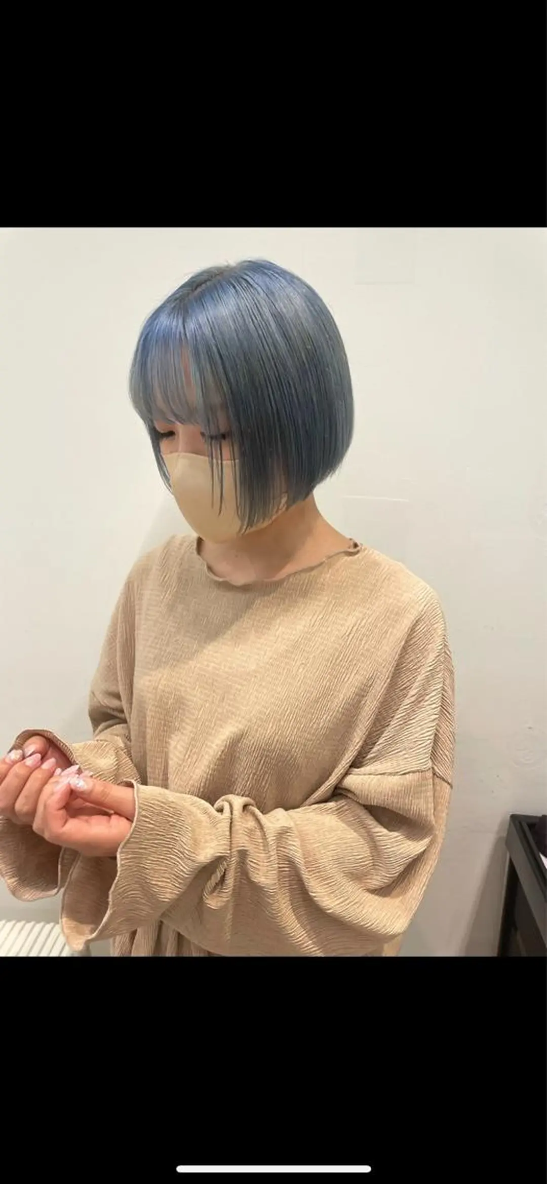 ミディアム カラー GO TODAY シェアサロン Flos店所属・🫧ハイトーン✨格安 より質💐マンツーマのヘアスタイル