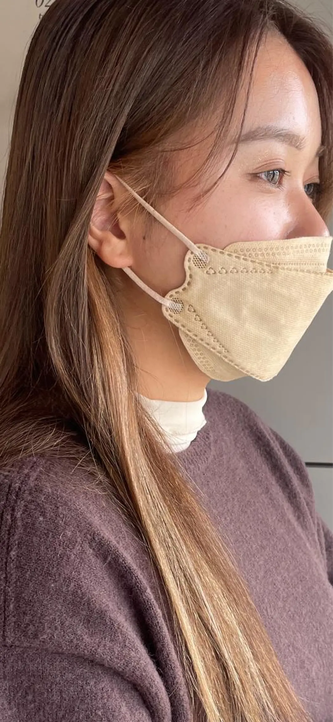 セミロング 切りっぱなしボブ ショートボブ セミロングパーマ ミストバング ボブ モテ髪/ボブ/ショー ト/アダチフウトのヘアスタイル