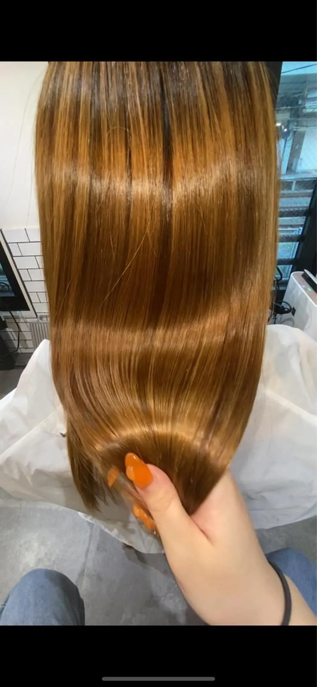 ミディアム 髪質改善 トリートメント カット トリートメント 美髪✨髪質改善 &艶カラーmanaeのヘアスタイル