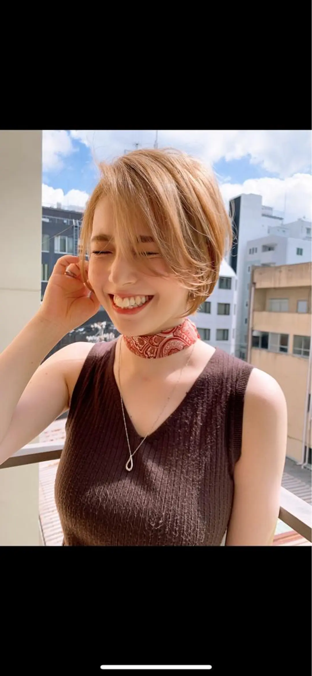 ショート レイヤーカット カット ヘアカラー トリートメント 韓国ヘア/髪質改善 /Harunaのヘアスタイル