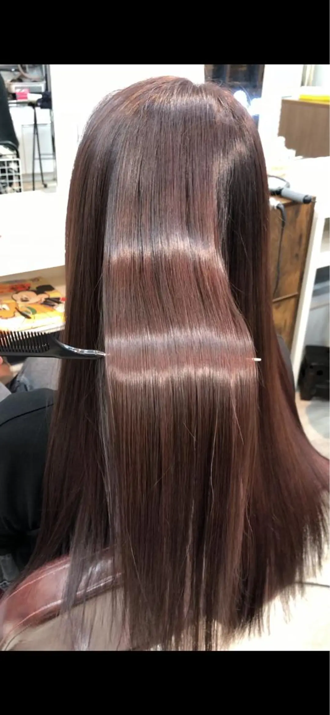 ロング カラー トリートメント 韓国ヘア🤍髪質改善 🇰🇷AKANEのヘアスタイル