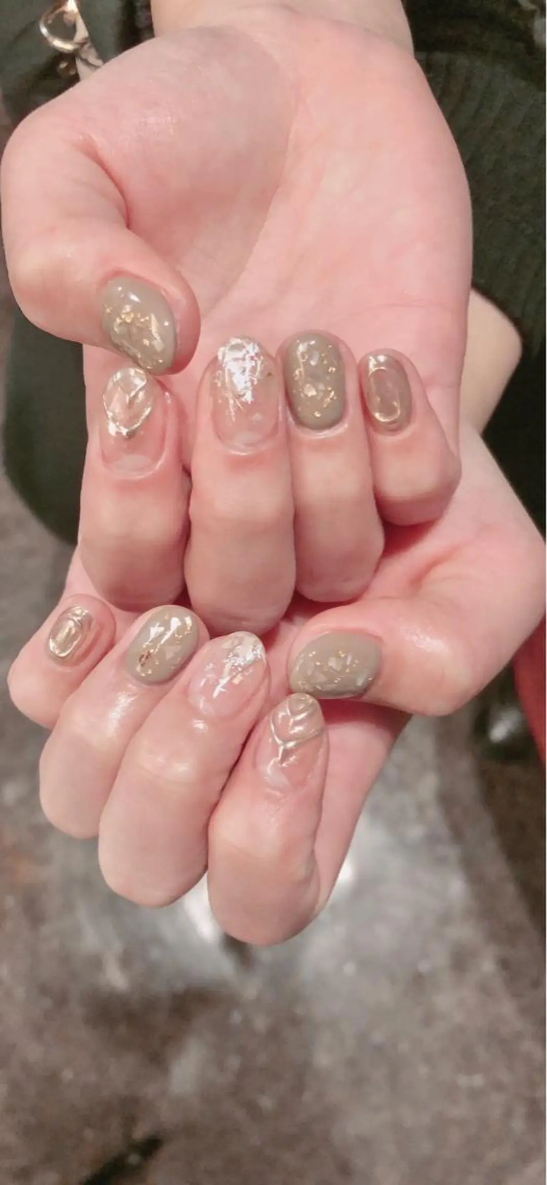 ミディアム カラー キッズ ネイル マツエク・マツパ ハンドネイル ハンドケア 💎ビューティサロン 湘南　RIRAN💎のネイルデザイン