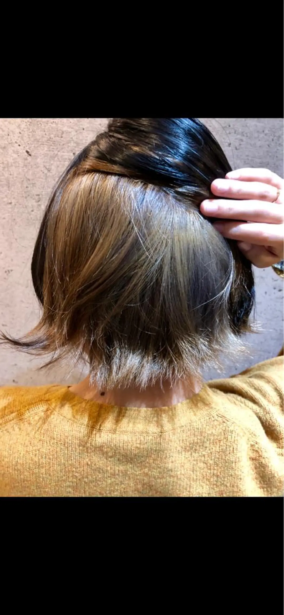 ミディアム カラー 久保 敏之のヘアスタイル