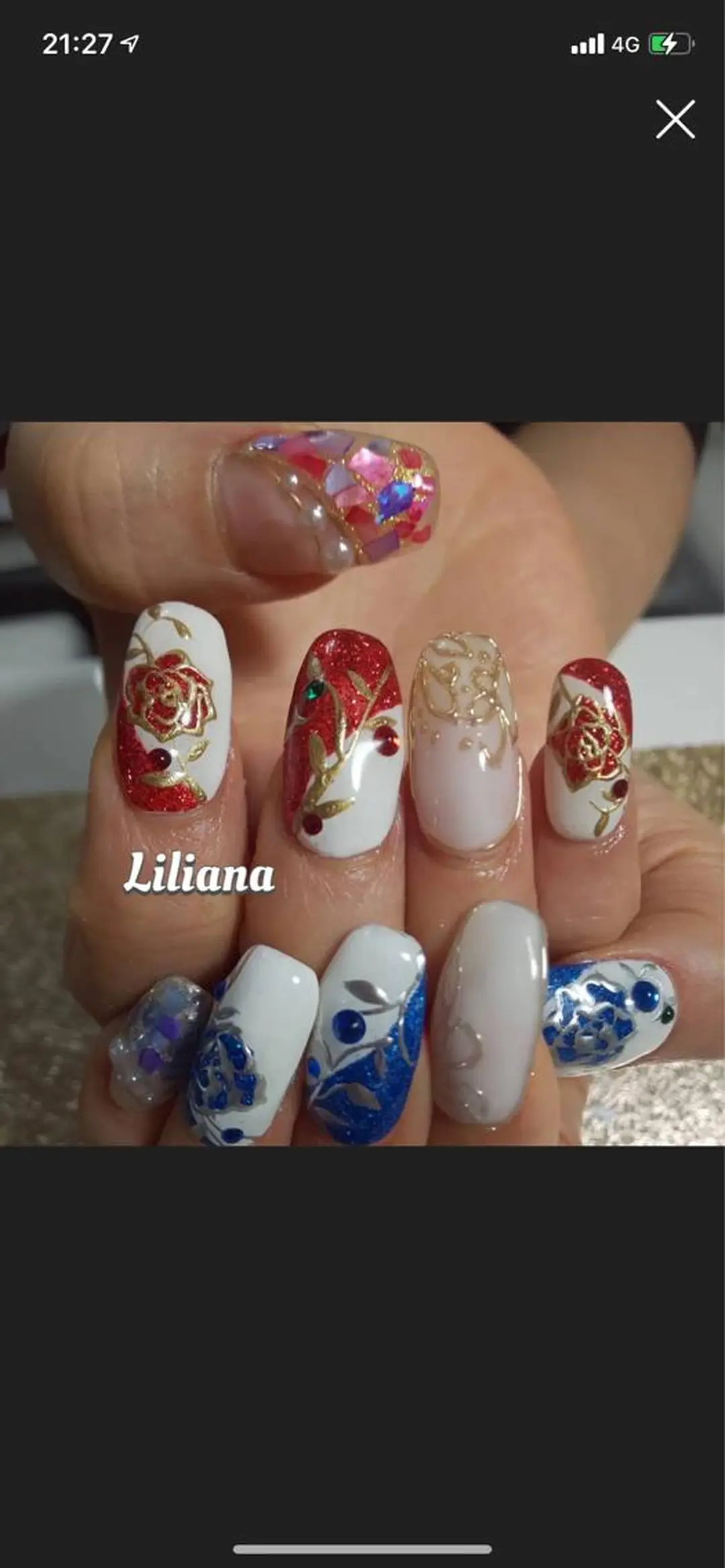 ネイル ハンドネイル 艶々の美爪を〜 【リリアーナ】のネイルデザイン