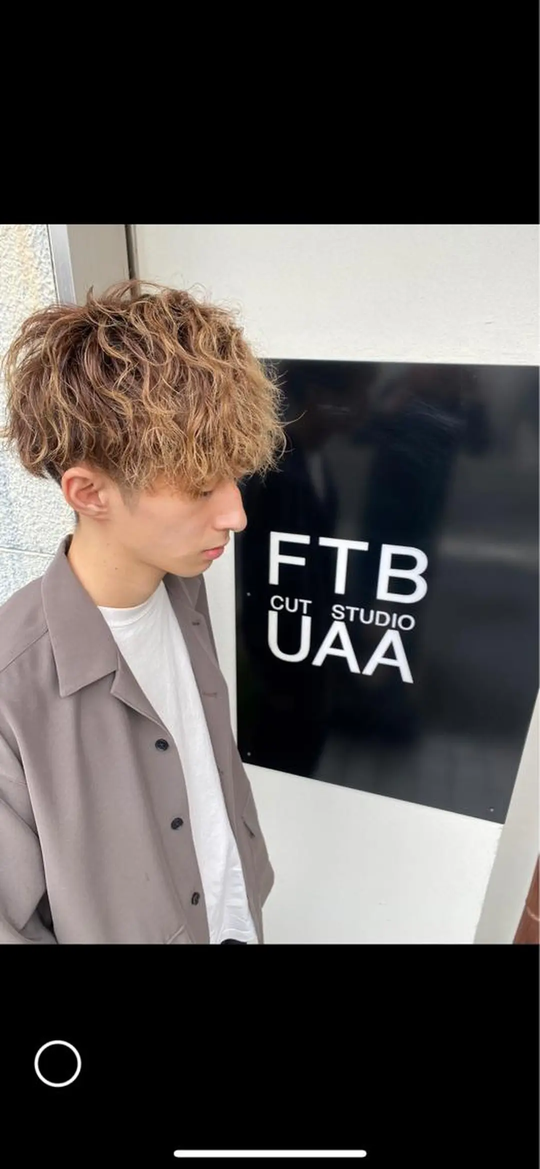 ミディアム パーマ カット パーマ カットスタジオフタバ所属・★SEIGA ★のヘアスタイル