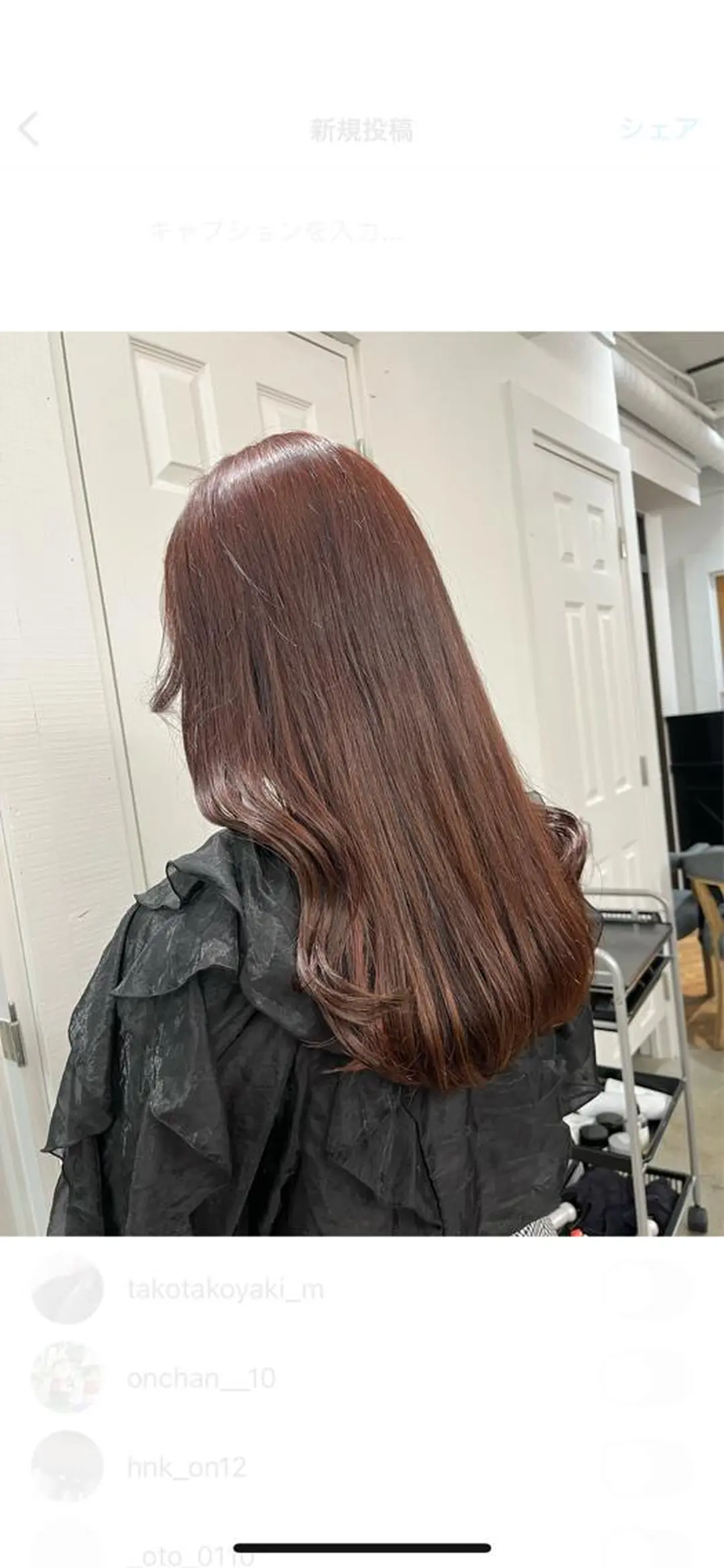 カラー ブラウンカラー ピンクカラー MION✂️ 似合わせカットのヘアスタイル