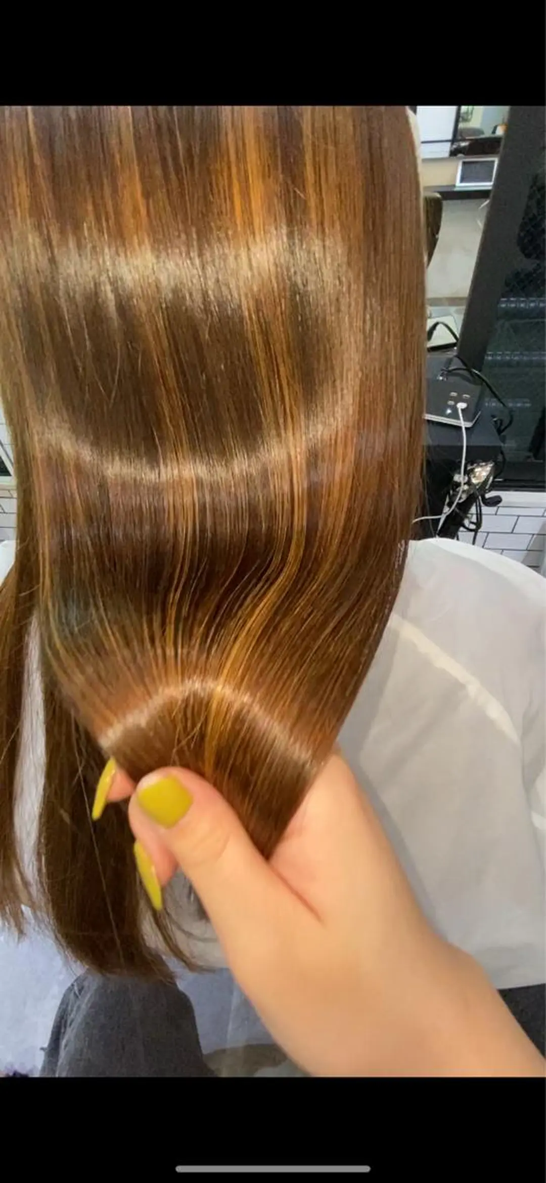 ミディアム 髪質改善 トリートメント ヘアカラー トリートメント 美髪✨髪質改善 &艶カラーmanaeのヘアスタイル