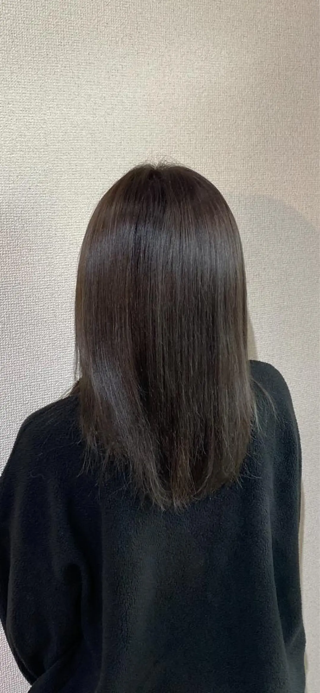 ミディアム カット 縮毛矯正 野口 茂宰のヘアスタイル