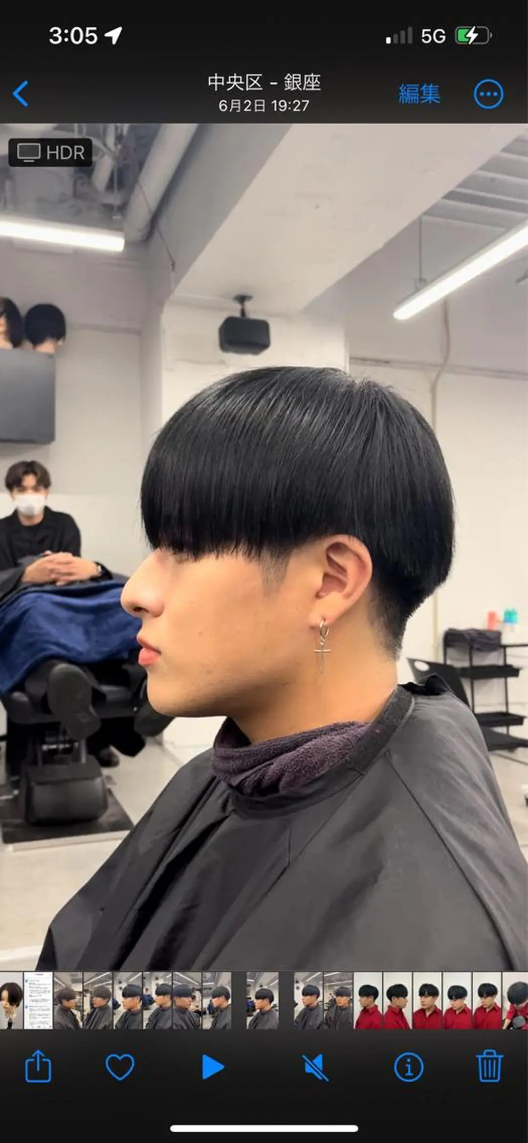 ショート メンズ マッシュ センターパート マスターかずまのヘアスタイル