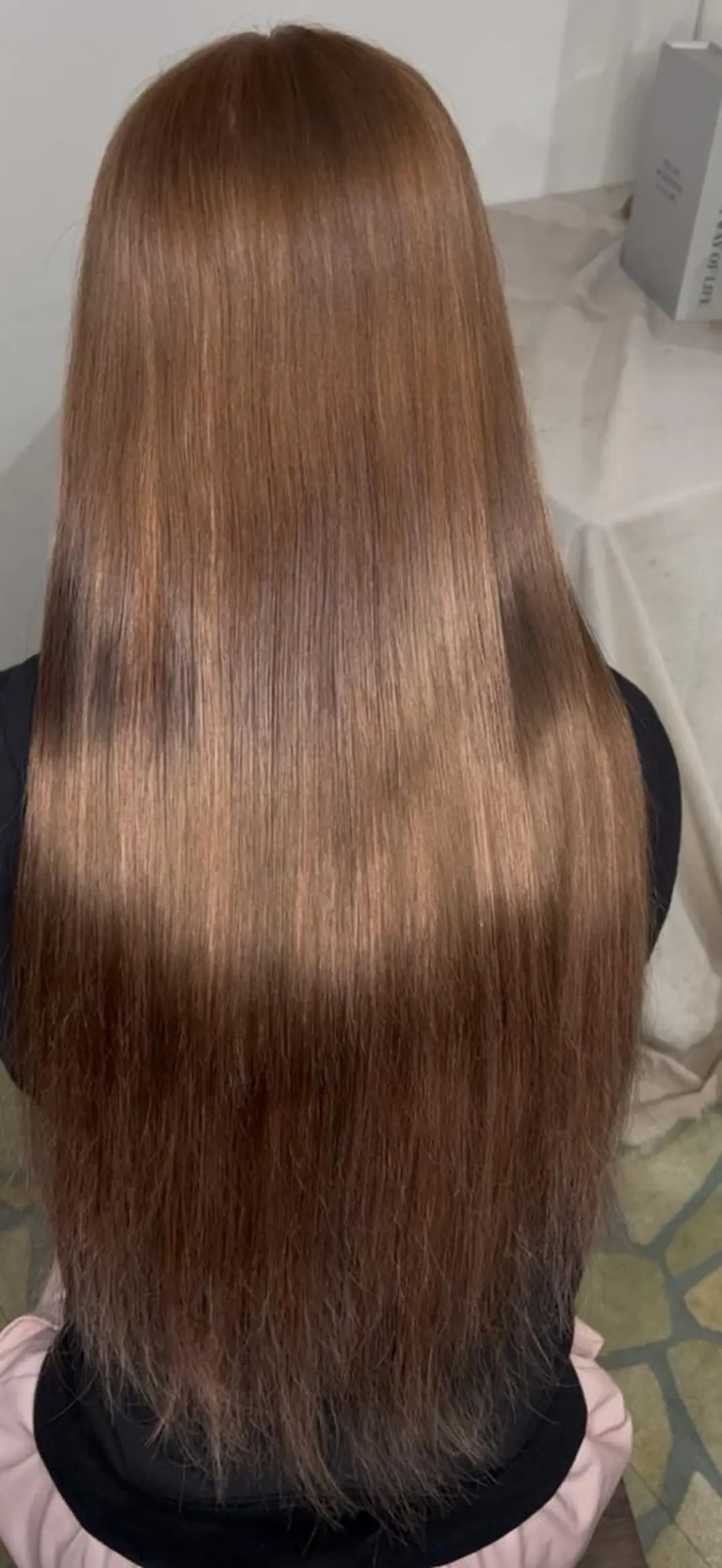 ロング エクステ 髪質改善 縮毛矯正 トリートメント エクステ 髪質改善ブリーチ毛 限定！吉田、植田のヘアスタイル