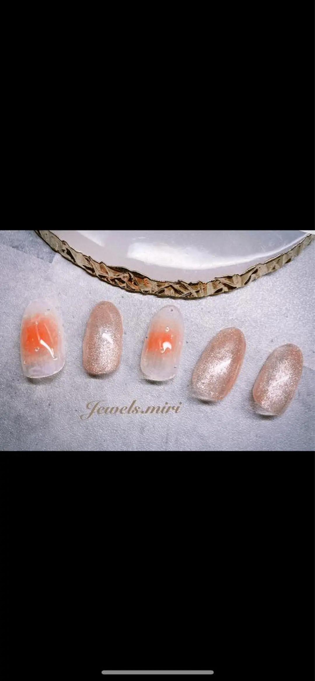 ネイル チークネイル マグネットネイル ピンク Jewels nail lily 白楽所属・ネイルサロン Jewels Mのネイルデザイン