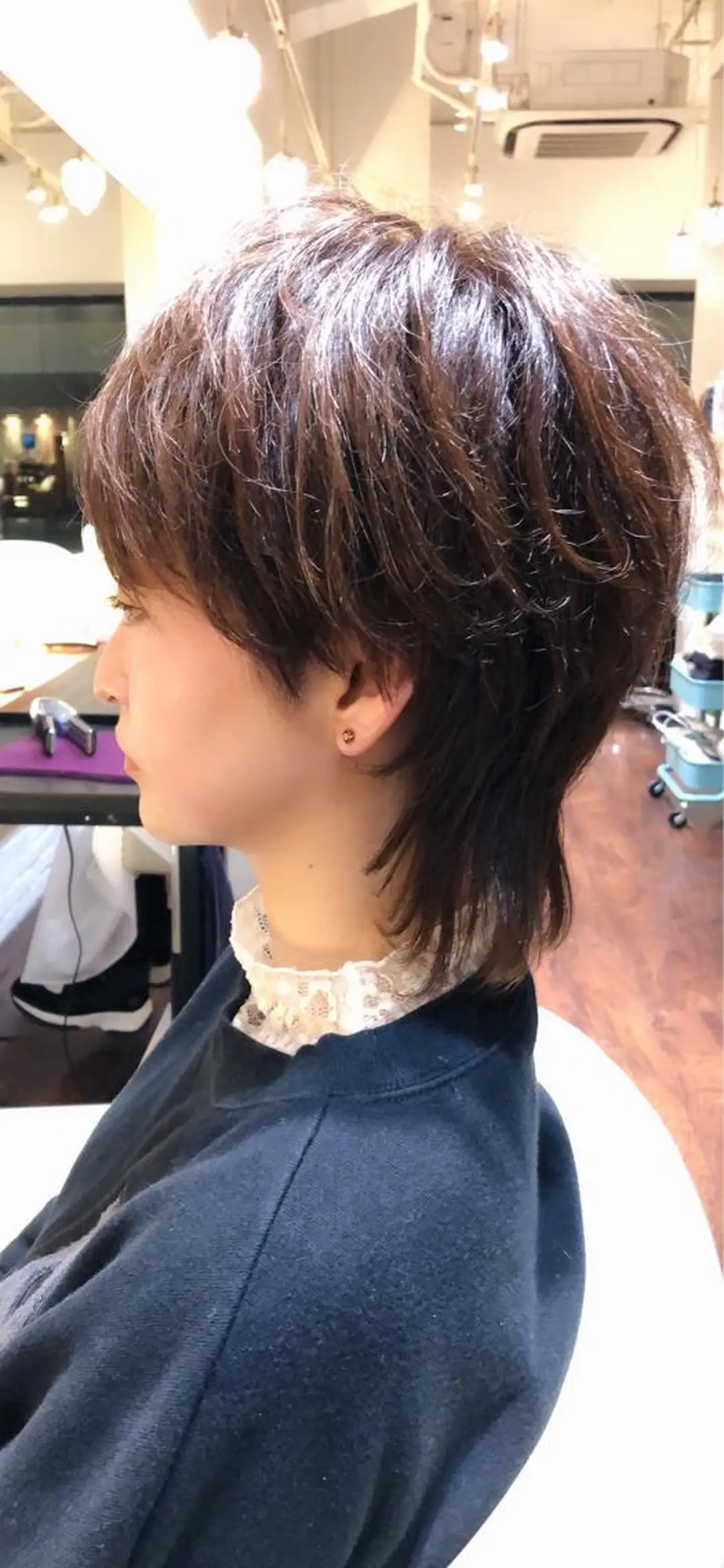 ショート カラー ウルフカット CoCooN satoshiのヘアスタイル