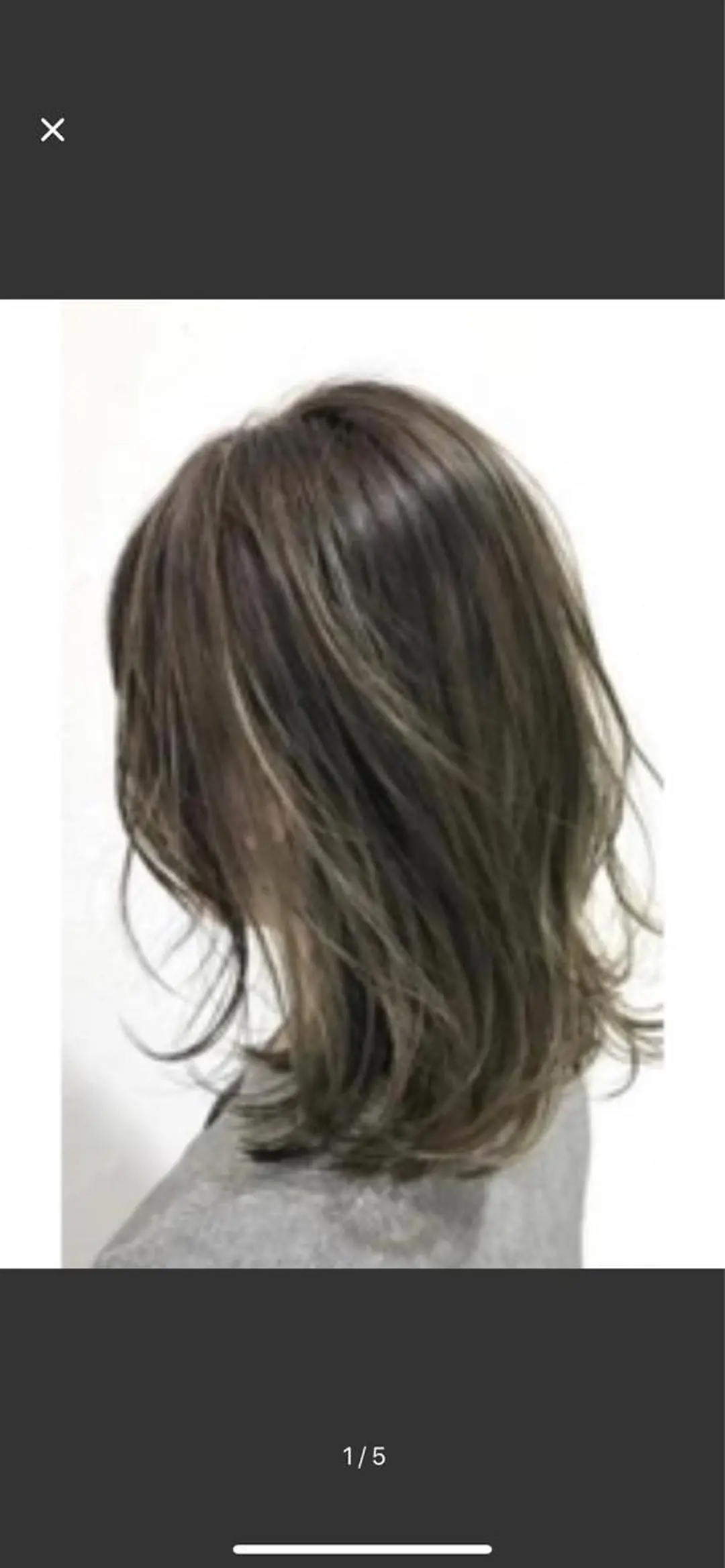 カラー 安井 友紀子のヘアスタイル