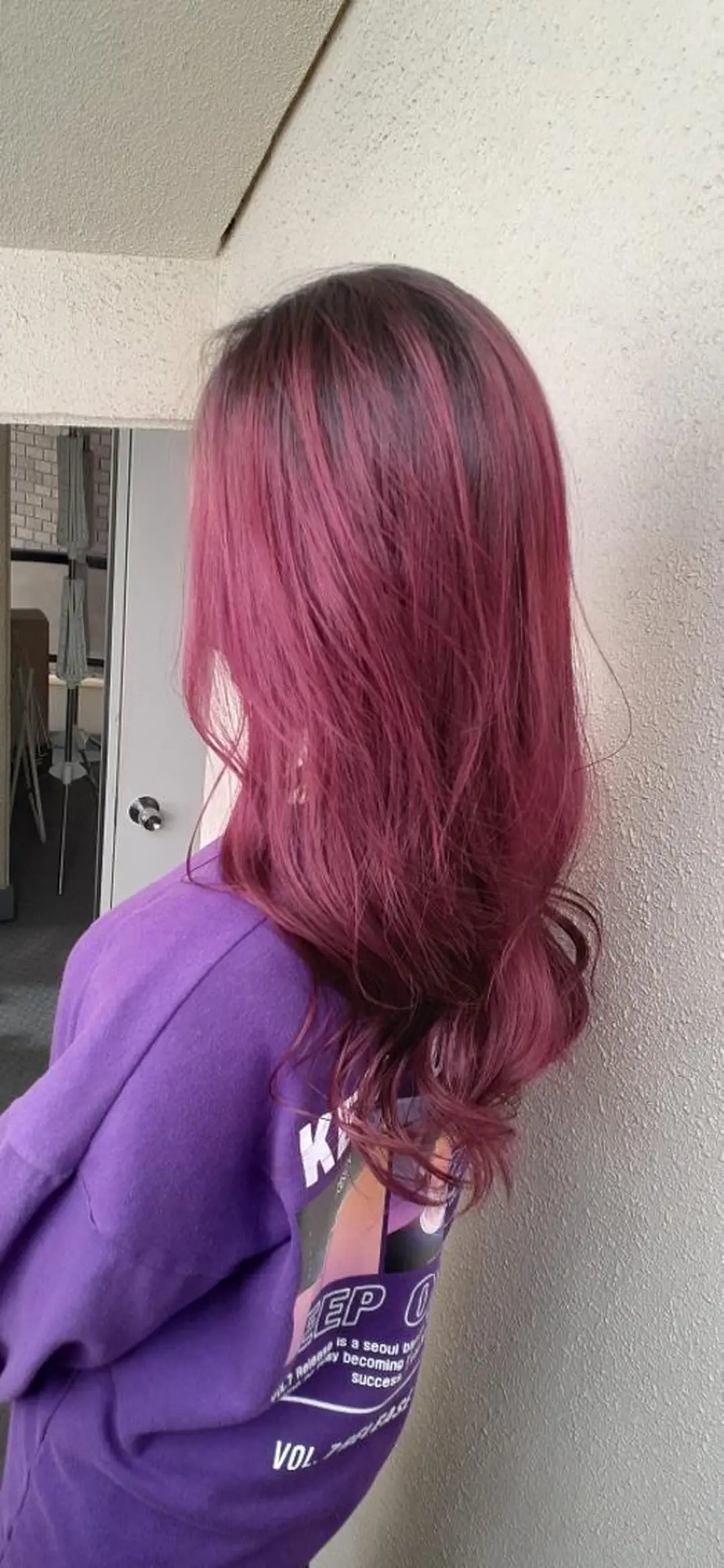 ロング カラー バレイヤージュ ブリーチ ケアブリーチ ラベンダーカラー ピンクカラー カット ヘアカラー トリートメント 🔳髪質改善🔳 岡本陽のヘアスタイル