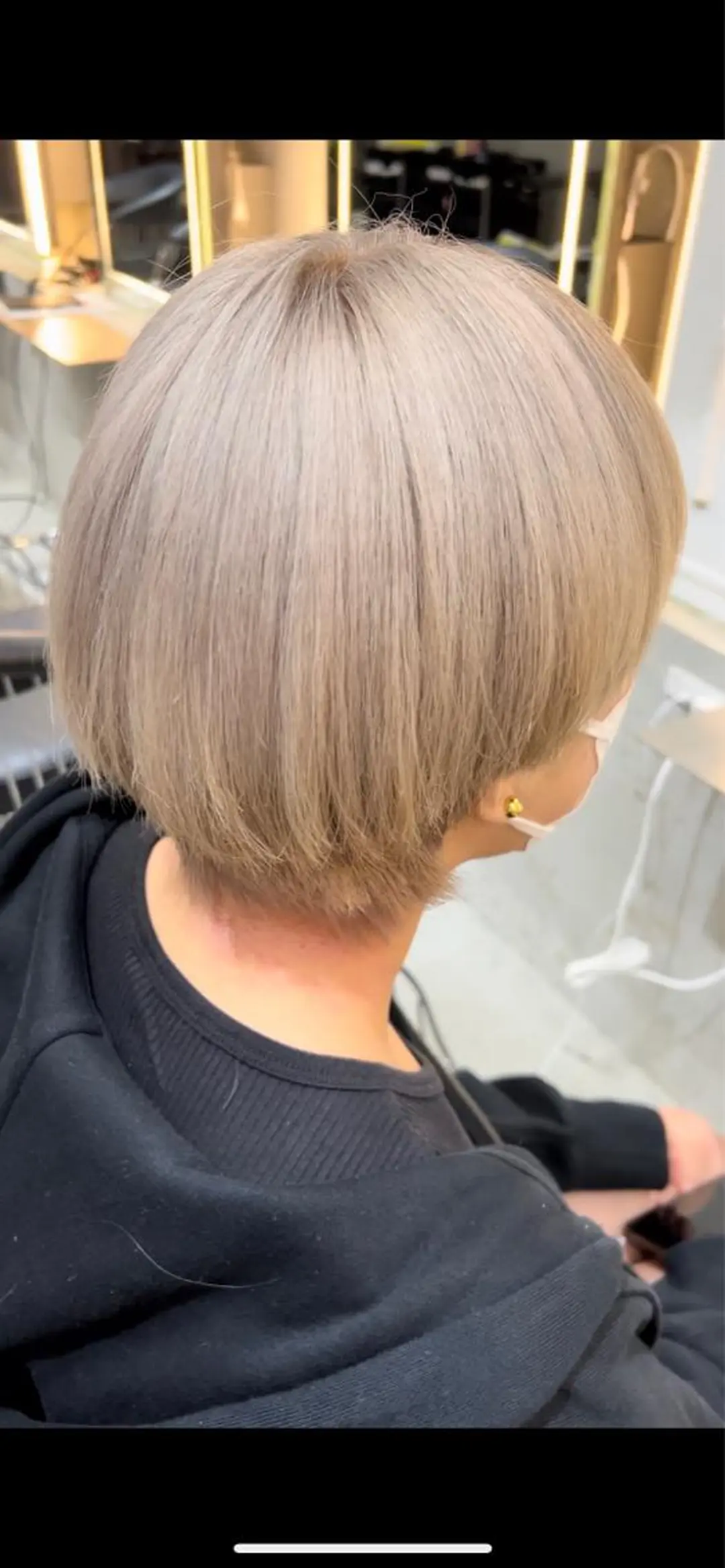 ショート カラー ベージュカラー ブリーチ ホワイトベージュ カット ヘアカラー トリートメント 髪質改善/ボブ/ ハイトーン❣️yuiのヘアスタイル
