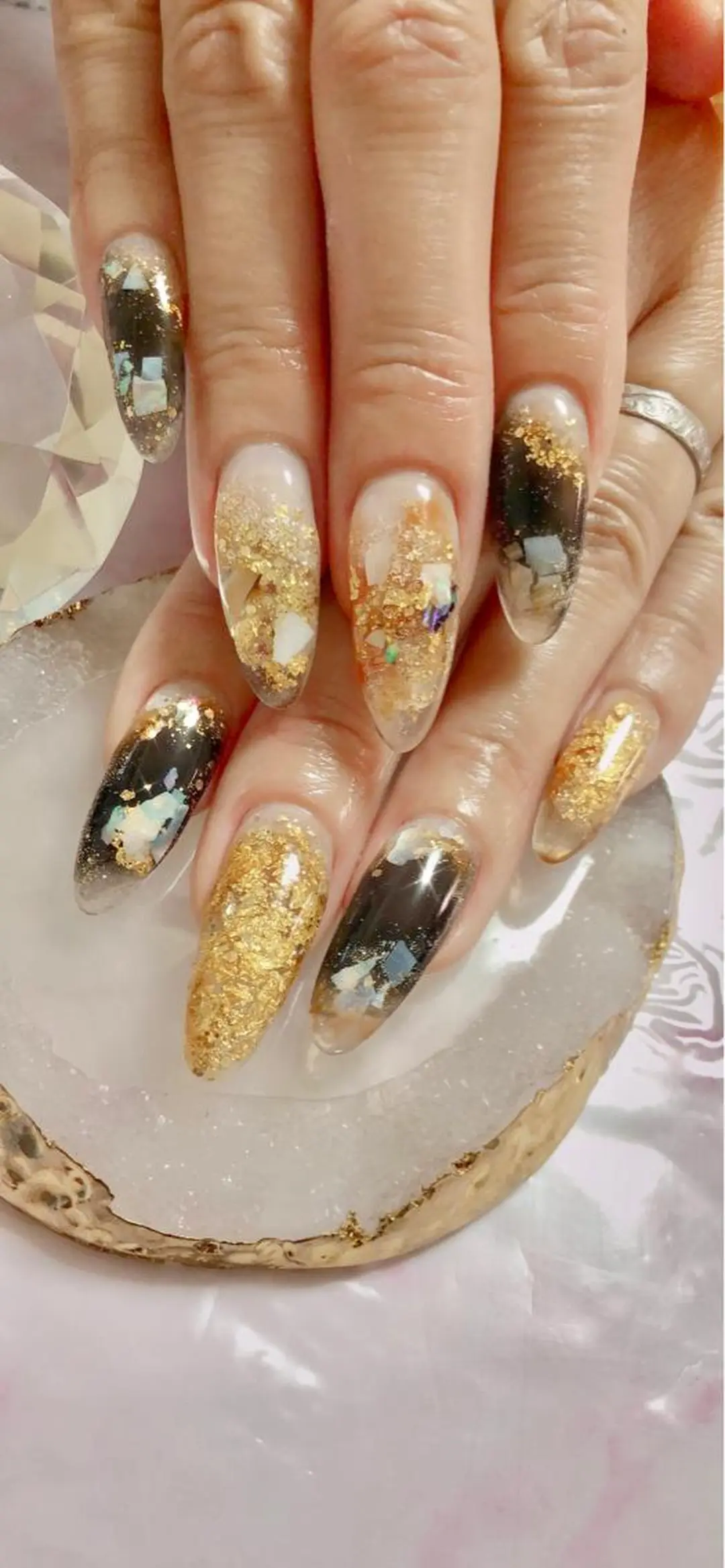 ロング カラー キッズ ネイル マツエク・マツパ ハンドネイル ハンドケア 💎ビューティサロン 湘南　RIRAN💎のネイルデザイン