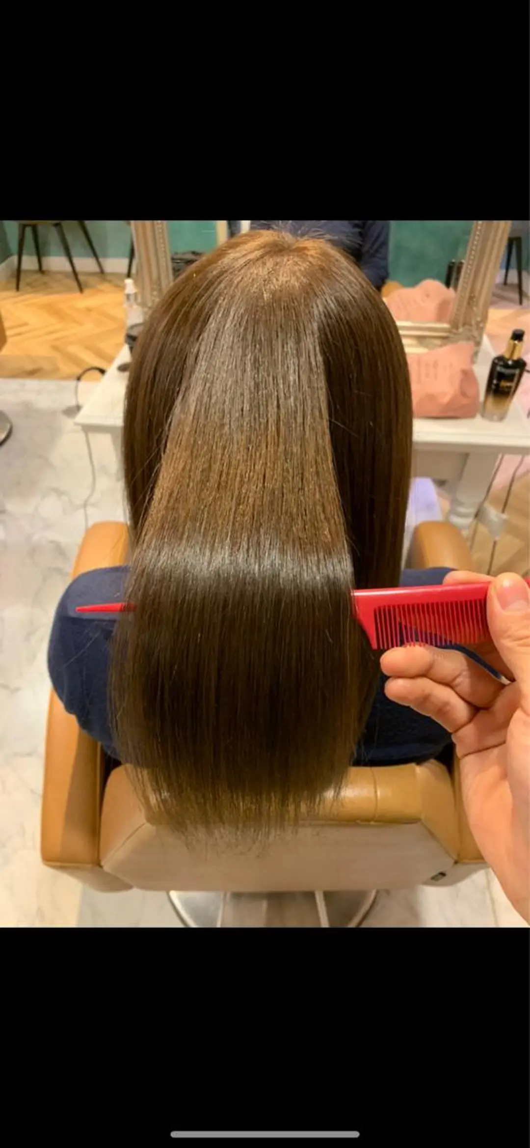 ロング ケアカラー/縮毛矯正 /レイヤー/板垣光采のヘアスタイル