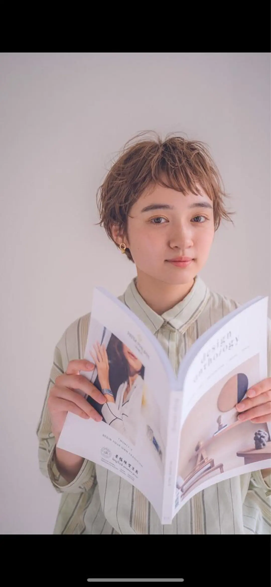 ショート パーマ THE DAY所属・AKI HASHIMOTOのヘアスタイル