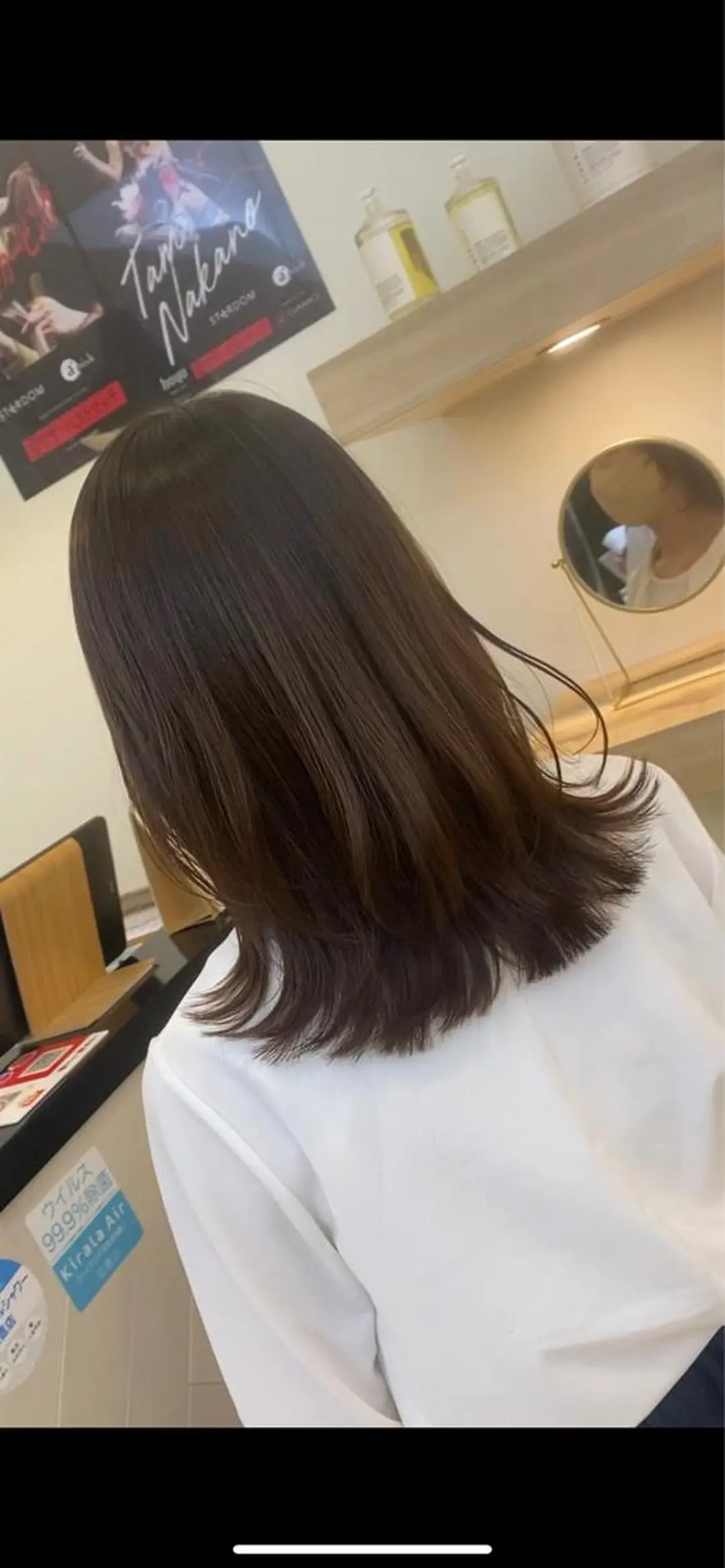 ミディアム コテ巻き風パーマ✨ かつみのヘアスタイル