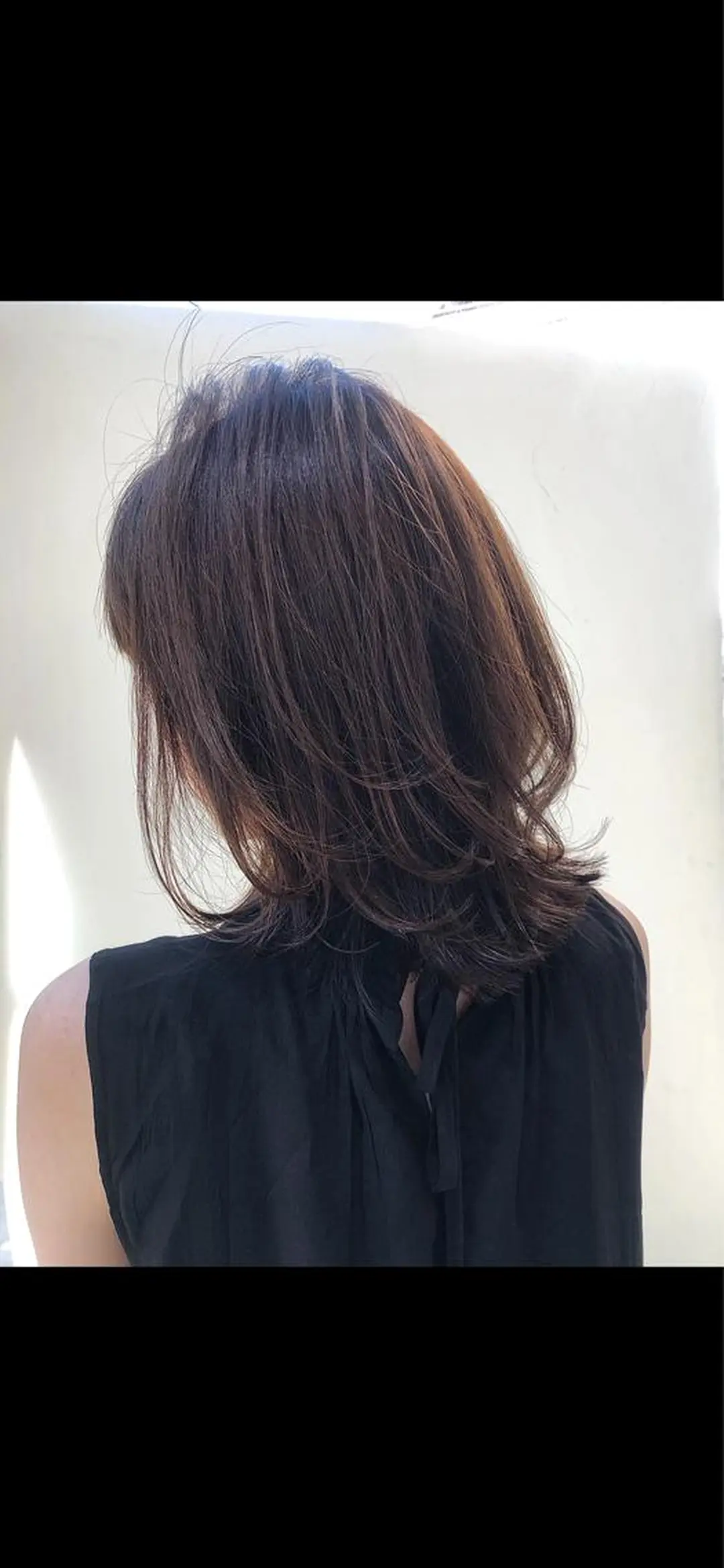 セミロング ヘアカラー 【髪質改善🌿】木本 志歩のヘアスタイル