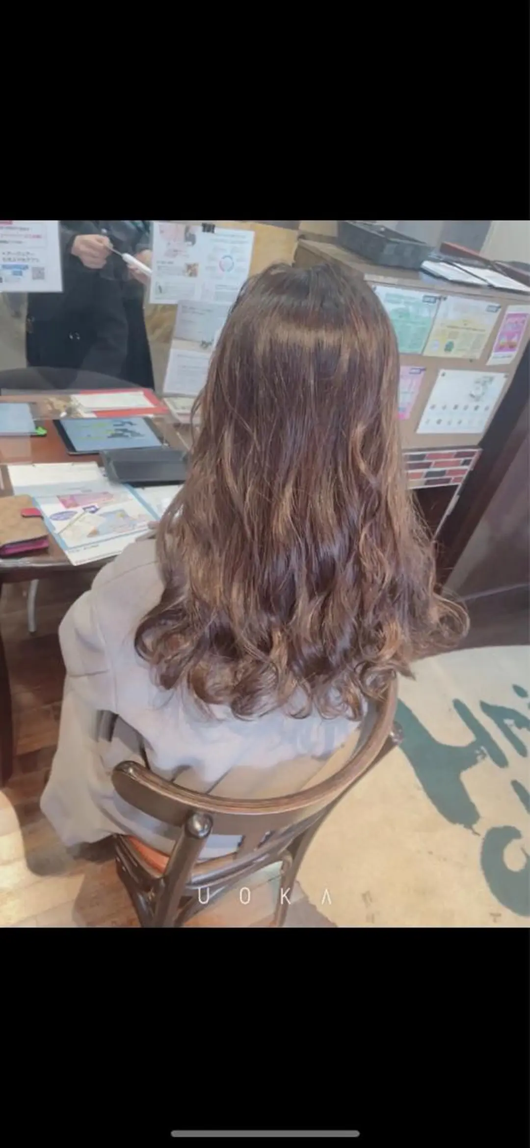 カラー ヘアアレンジ ブラウンカラー ピンクカラー 福見 美保のヘアスタイル