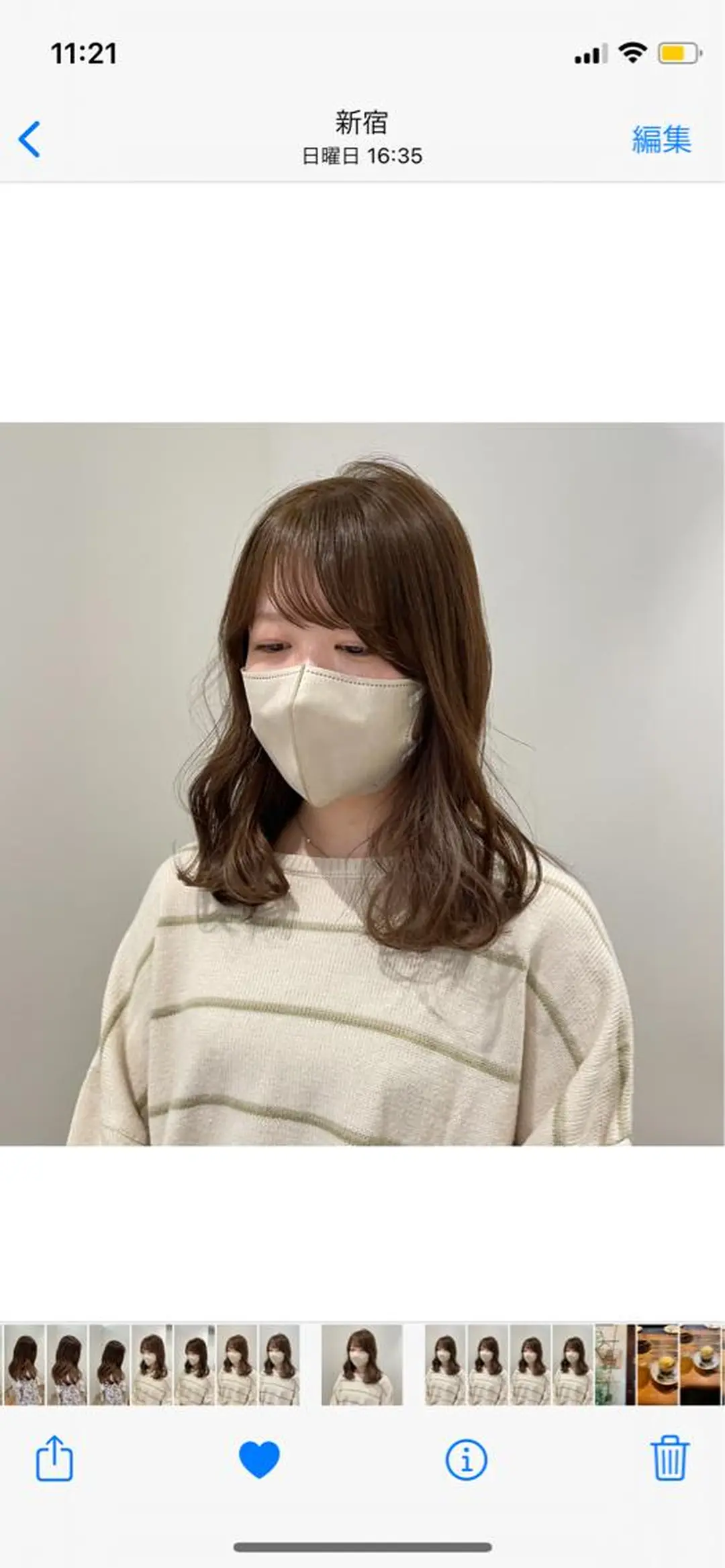 ミディアム カラー ベージュカラー ブリーチ ベージュ🤎透明感 カラー🤎anriのヘアスタイル