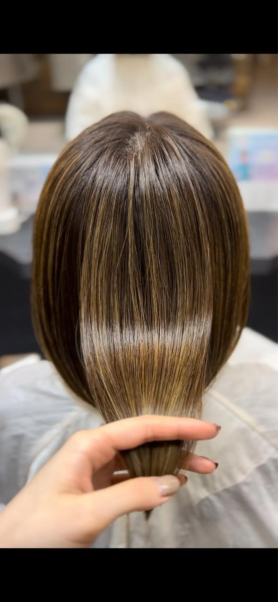 ミディアム 透明感カラー/似合 わせカット🤍ヒナタのヘアスタイル