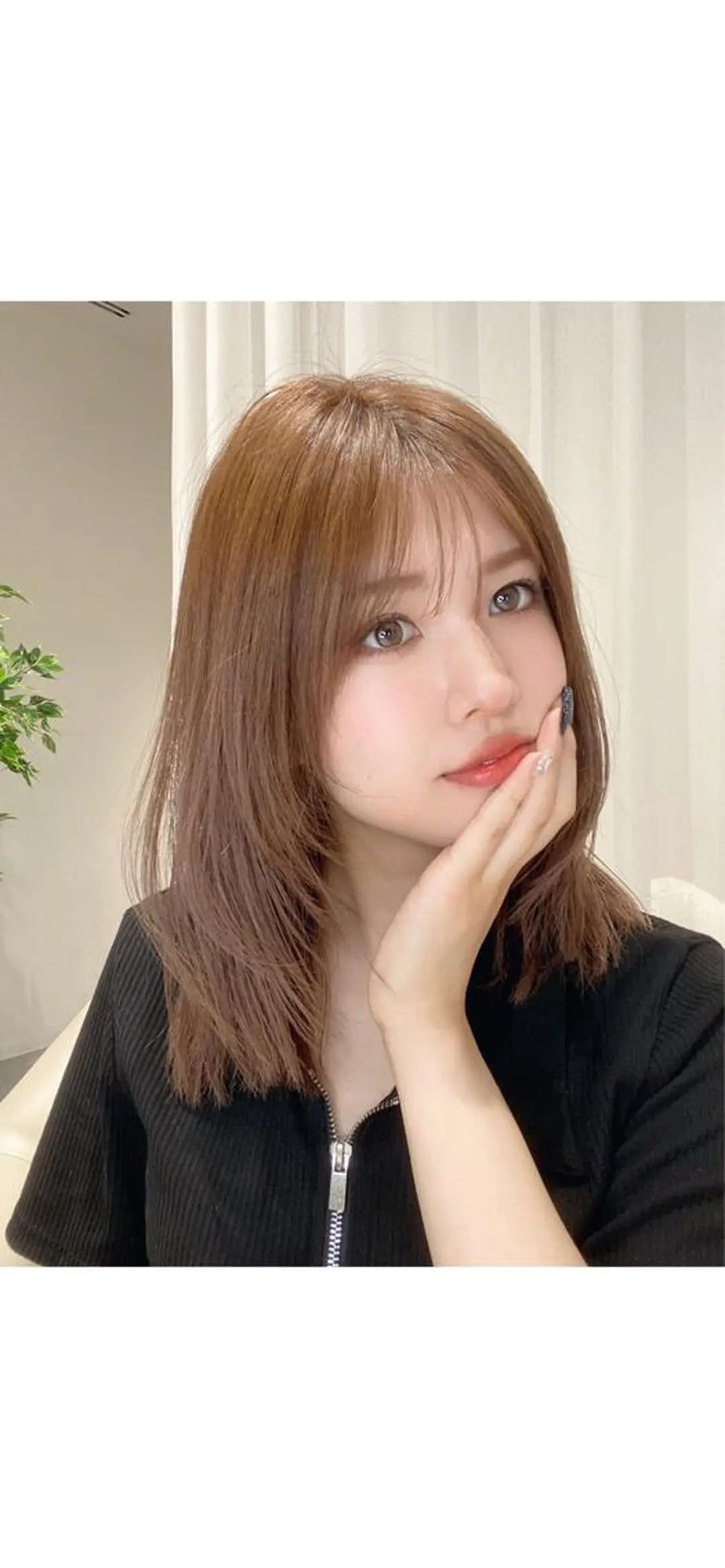 ミディアム カラー パーマ ヘアアレンジ ボブレイヤー アディクシーカラー 透明感カラー イルミナカラー ボブ カット ヘアカラー トリートメント ヘアセット 小野寺瑞希 /最小顔カットのヘアスタイル