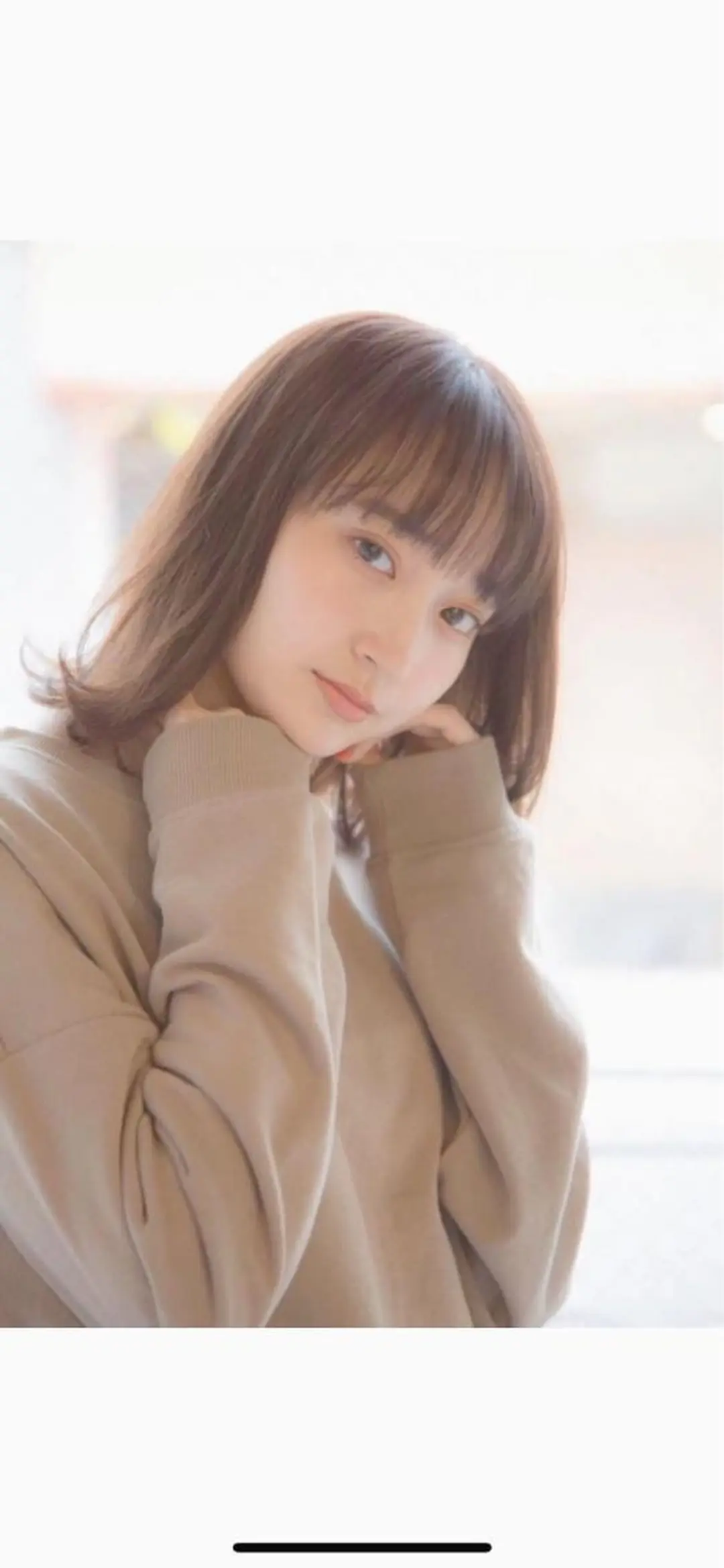 ミディアム カラー 平 ちひろのヘアスタイル