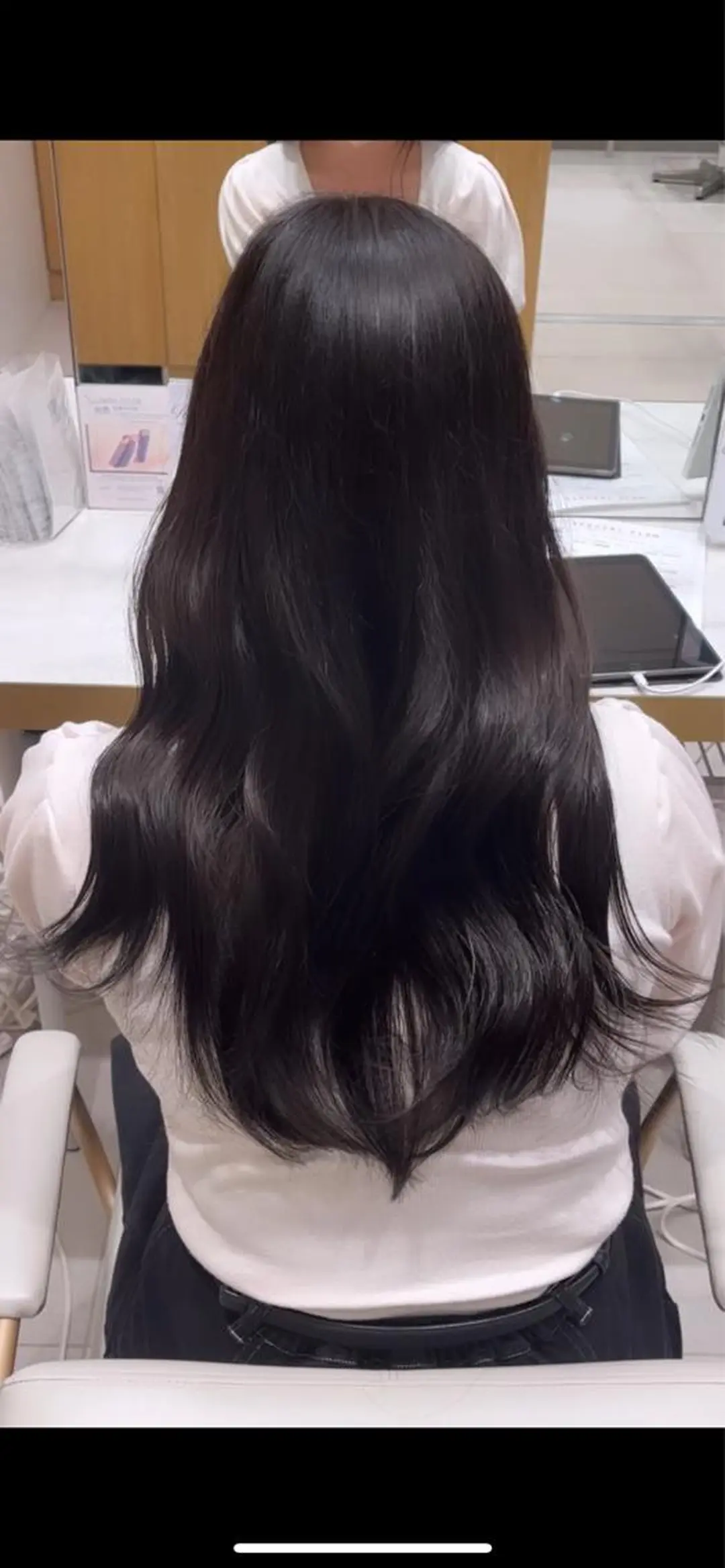 ロング 韓国風ヘア 透明感カラー/似合わ せ前髪/柴田礼空のヘアスタイル