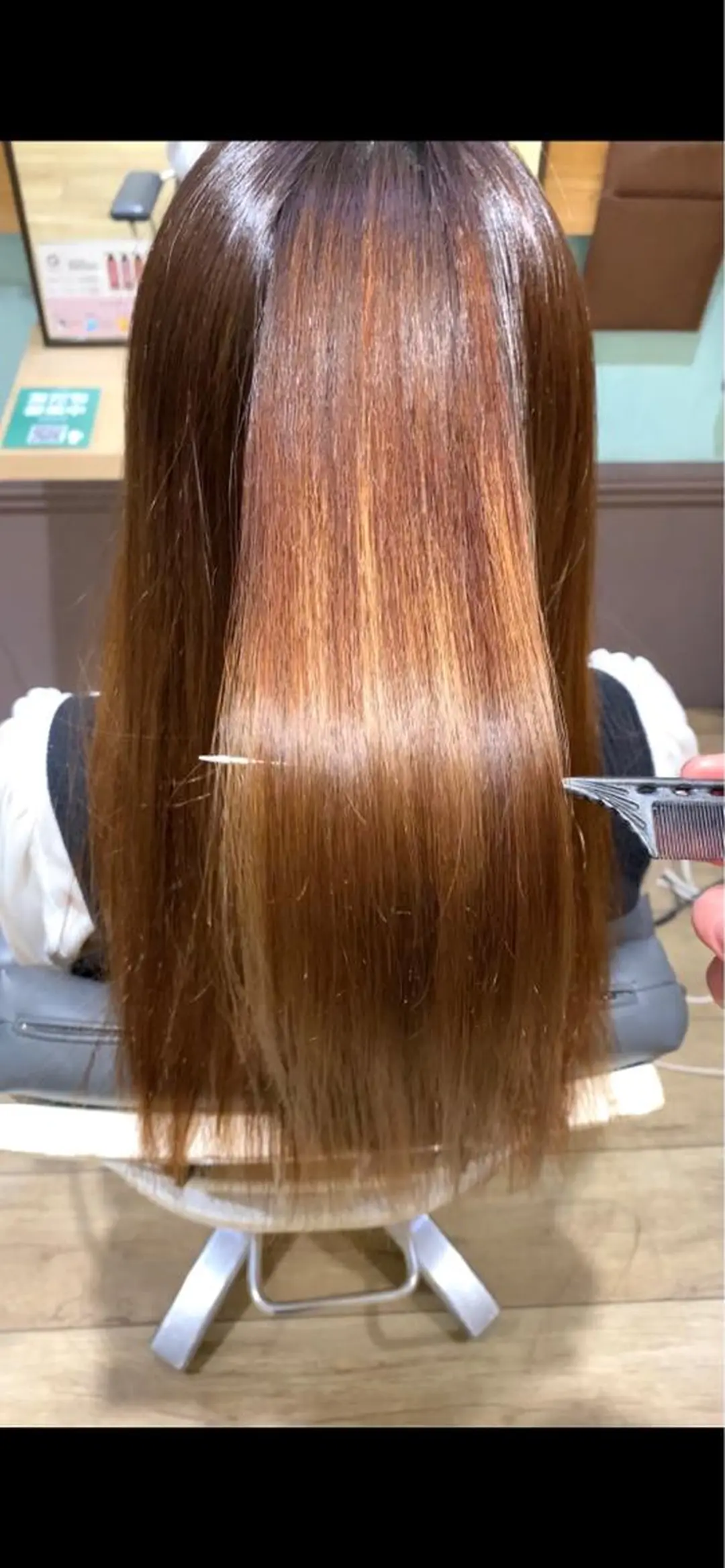 ロング 髪質改善 ロング 縮毛矯正 カット 縮毛矯正 トリートメント 🌟ショート/シ ョートボブ/岡田🌟のヘアスタイル