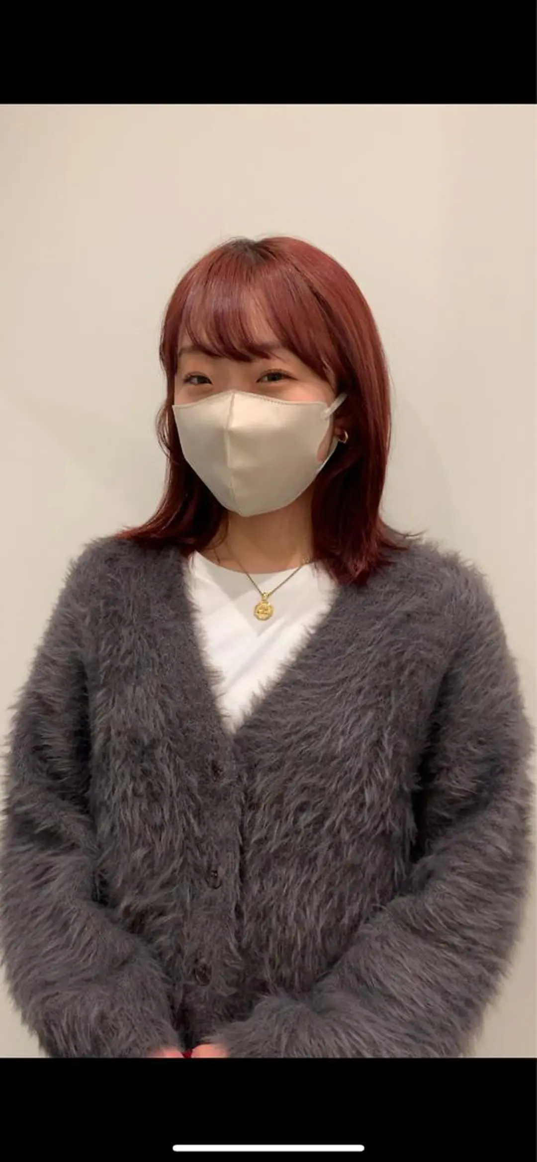 セミロング カラー メンズ メンズブリーチ ブリーチ レッドカラー ヘアカラー 落合希 Olivebeigeのヘアスタイル