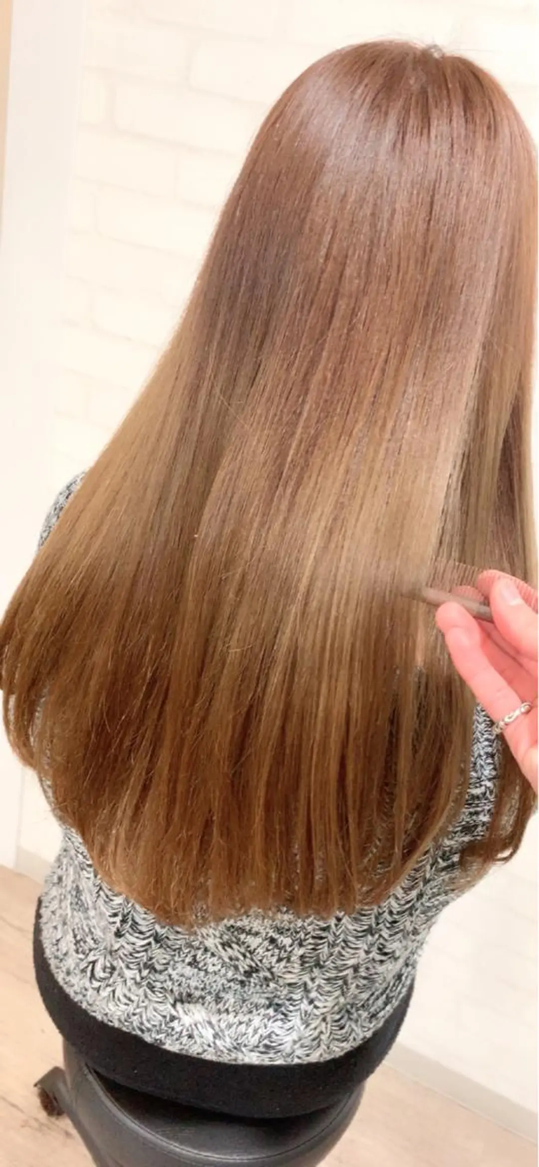 ロング トリートメント ヘッドスパ ヘアセット Selene hair OSAKAのヘアスタイル